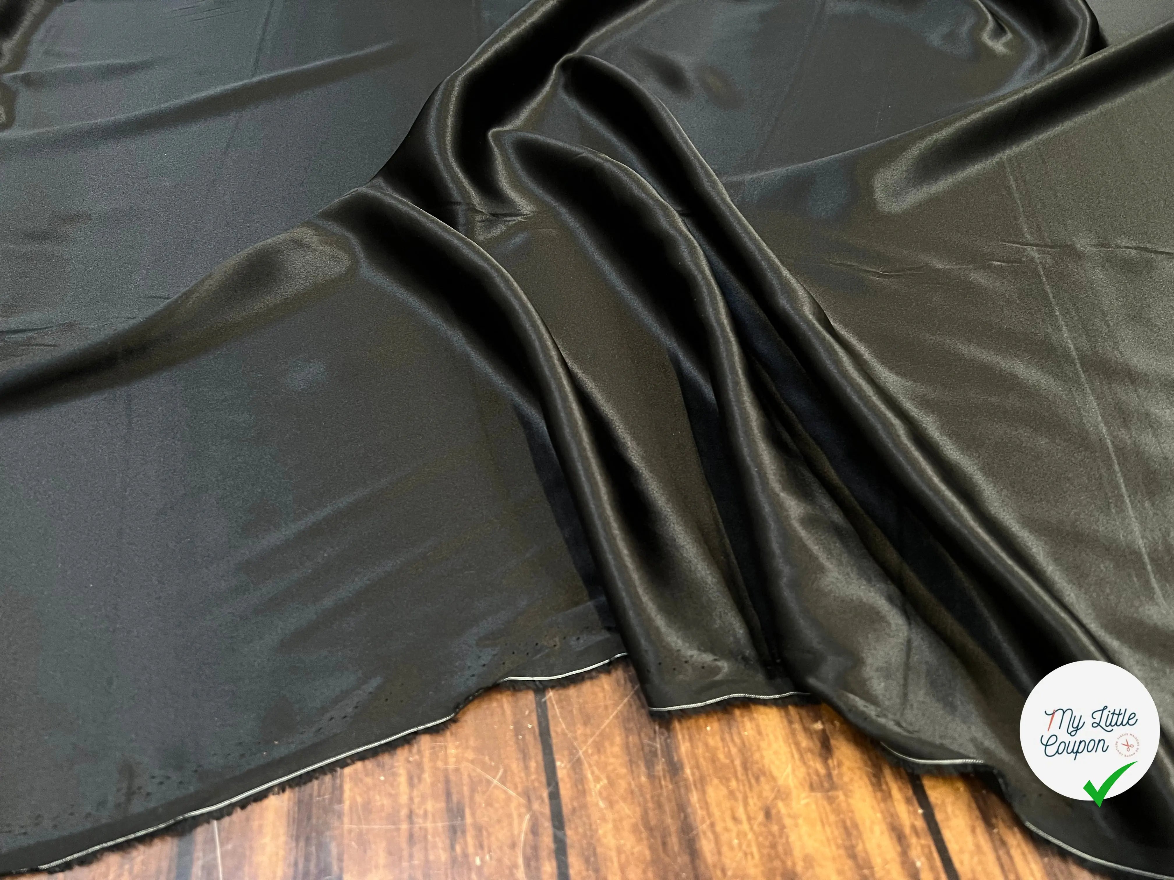 SATIN DE SOIE NOIR - My Little Coupon