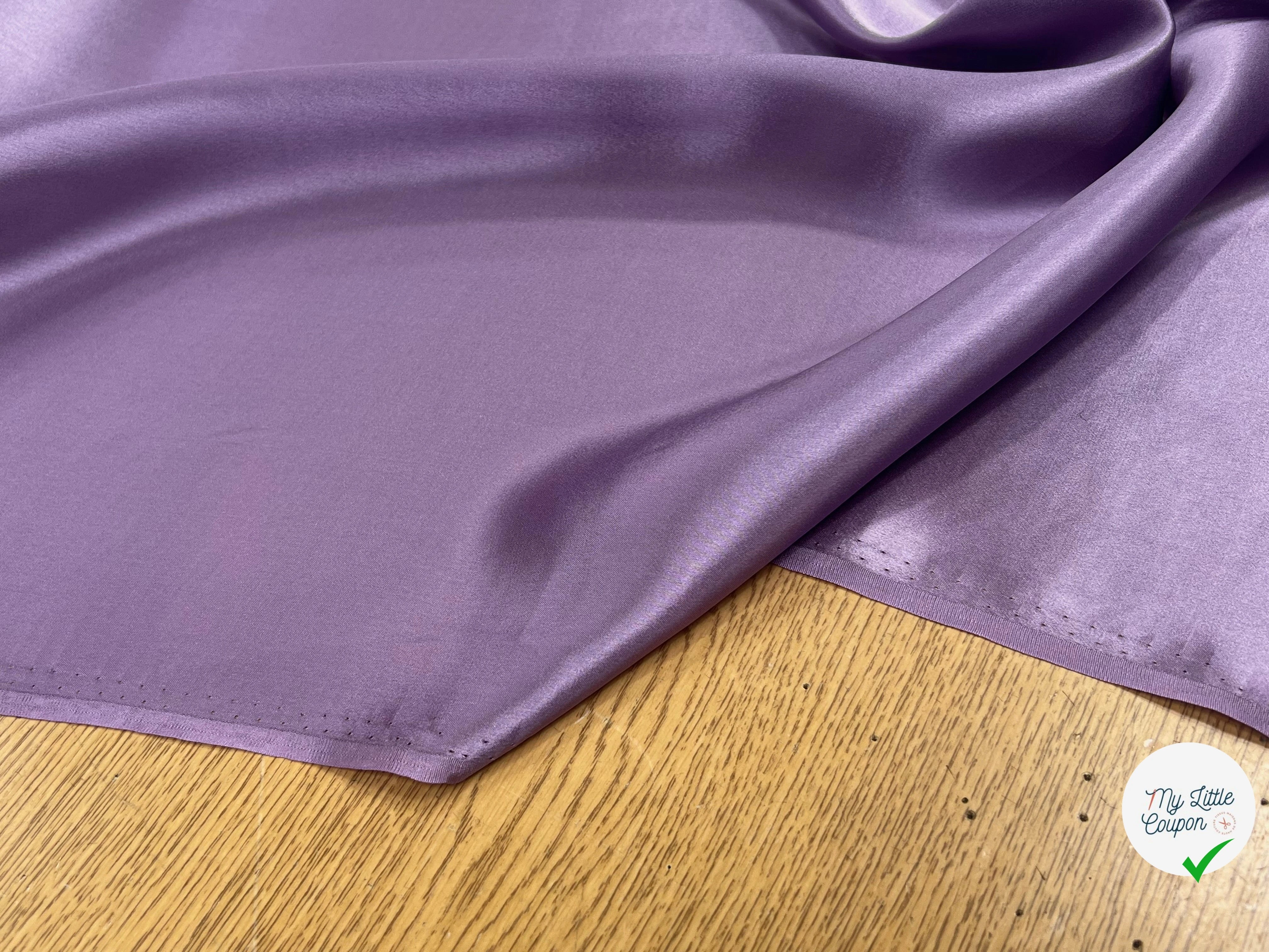 SATIN DE SOIE PARME FLUIDE 100% SOIE - My Little Coupon