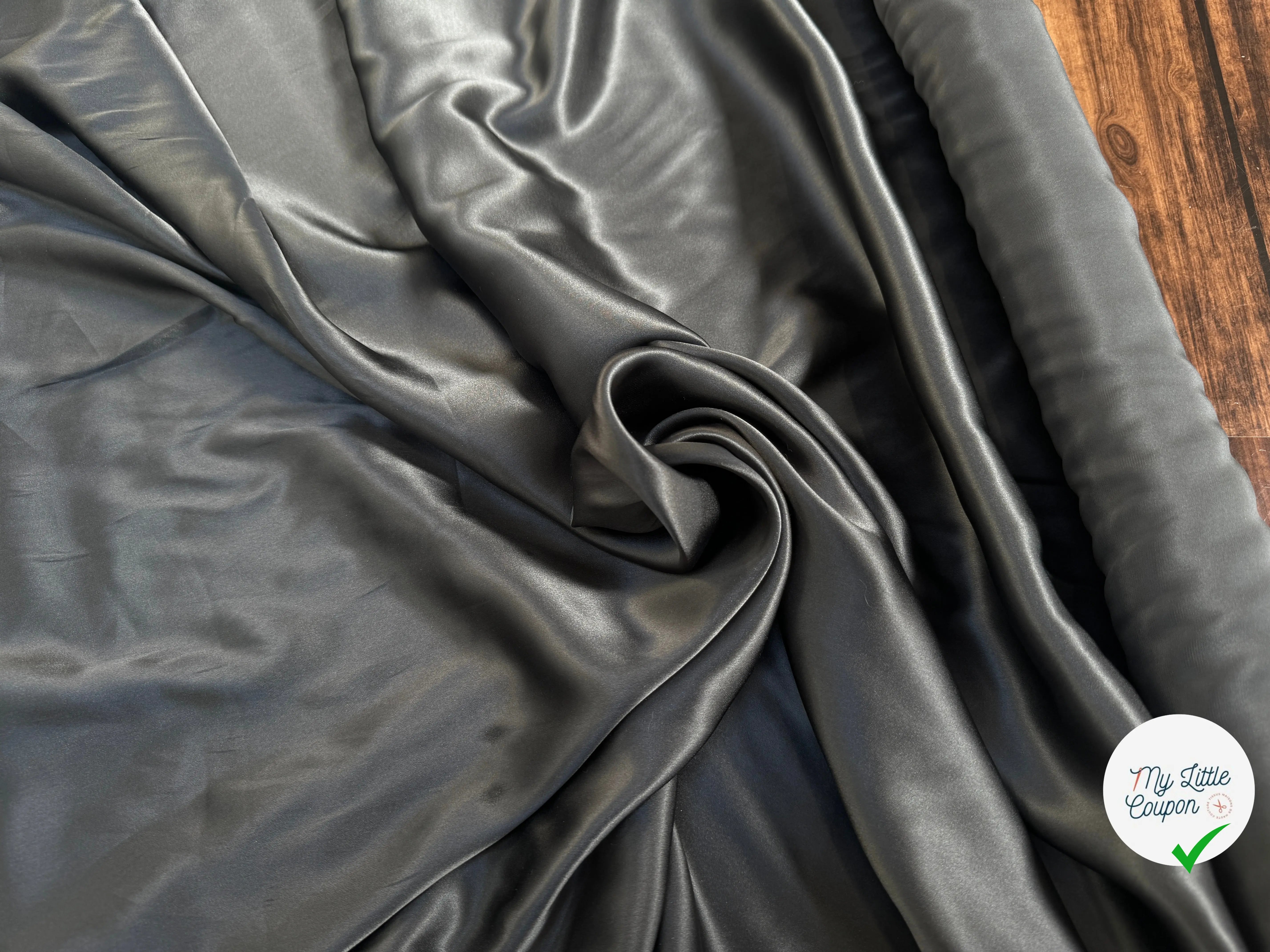 SATIN DE SOIE UNI SHARK - My Little Coupon