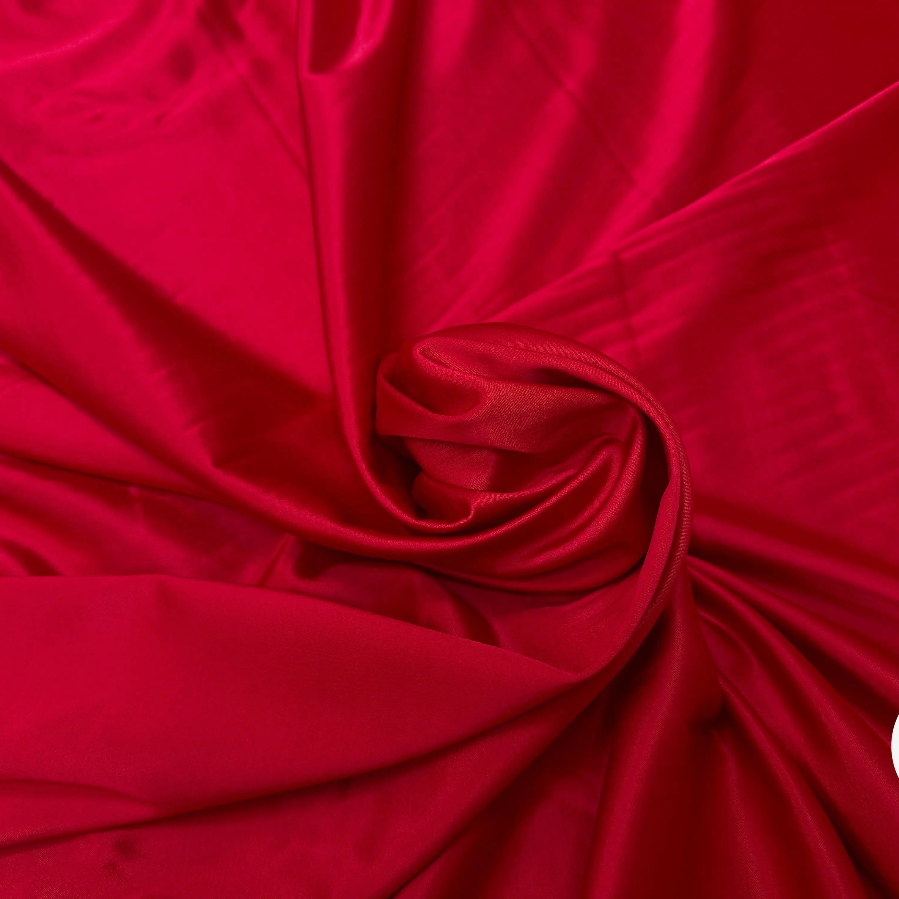 SATIN DE VISCOSE EA FAN DE CE ROUGE - My Little Coupon