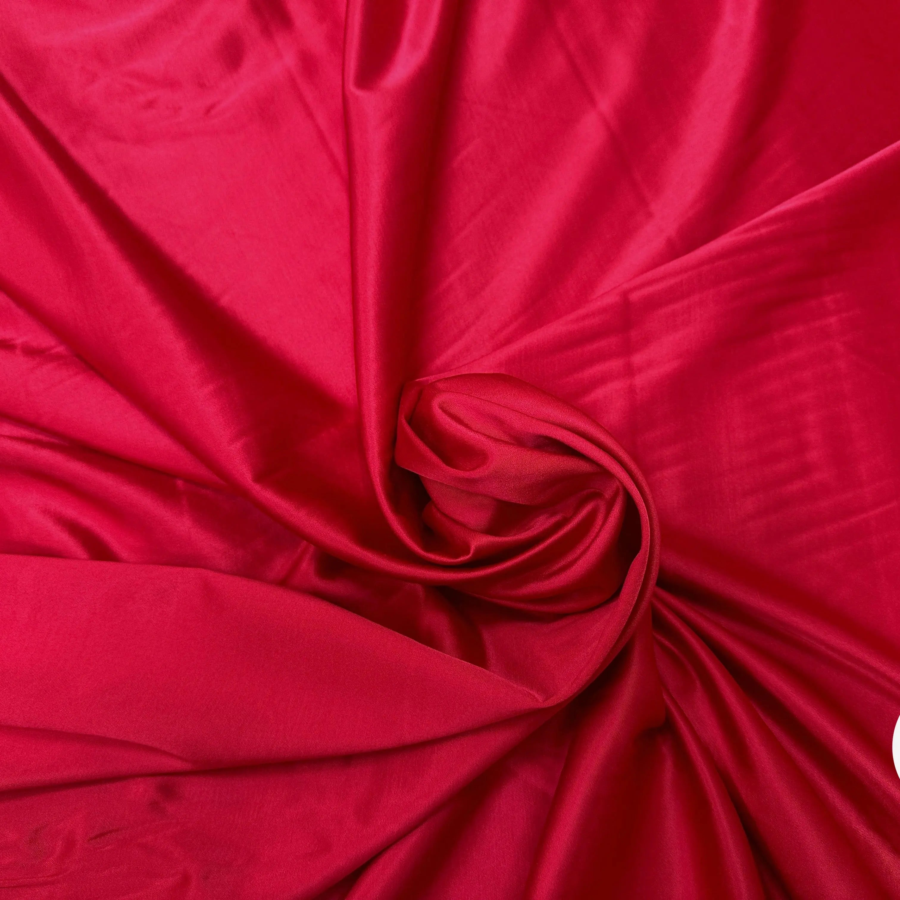 SATIN DE VISCOSE EA FAN DE CE ROUGE - My Little Coupon