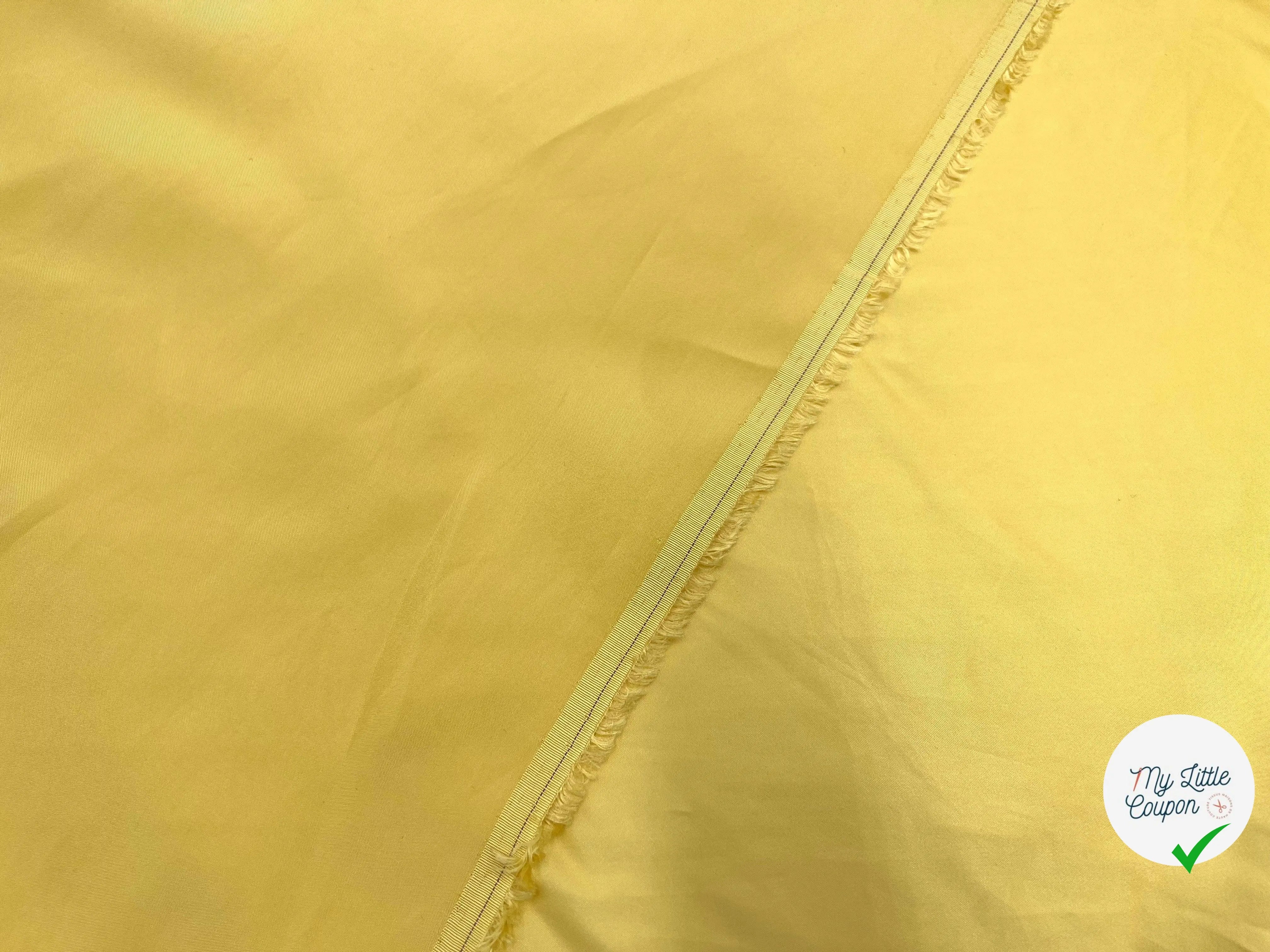 SATIN DE VISCOSE FANCY YELLOW - My Little Coupon - tissu - coudre