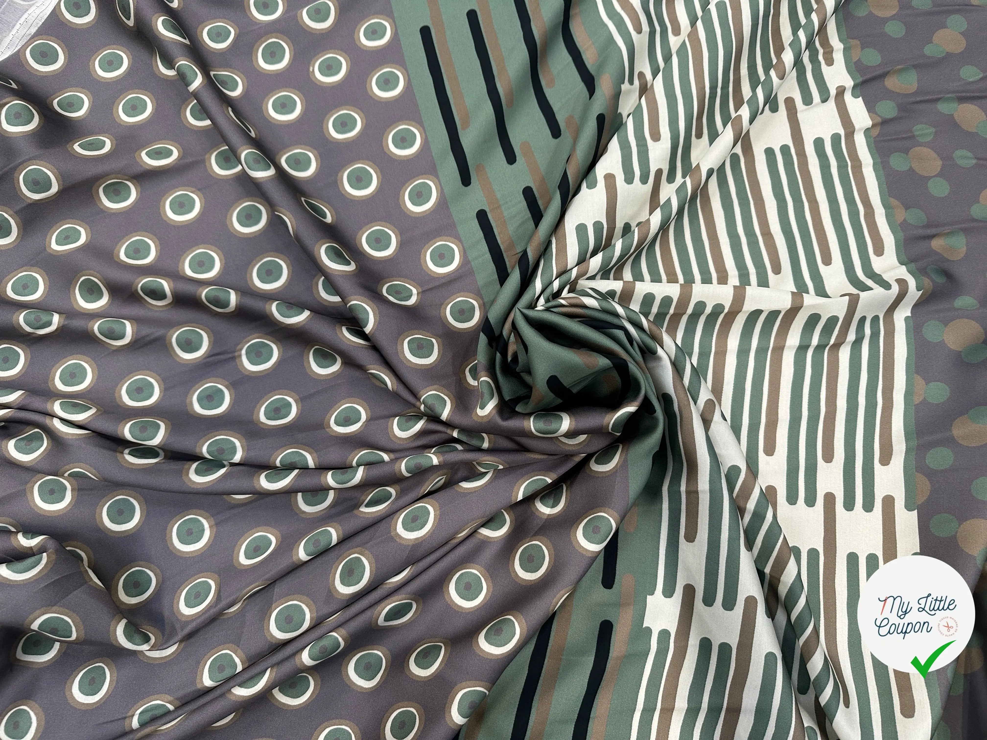 SATIN DE VISCOSE POP ART CHIC - My Little Coupon