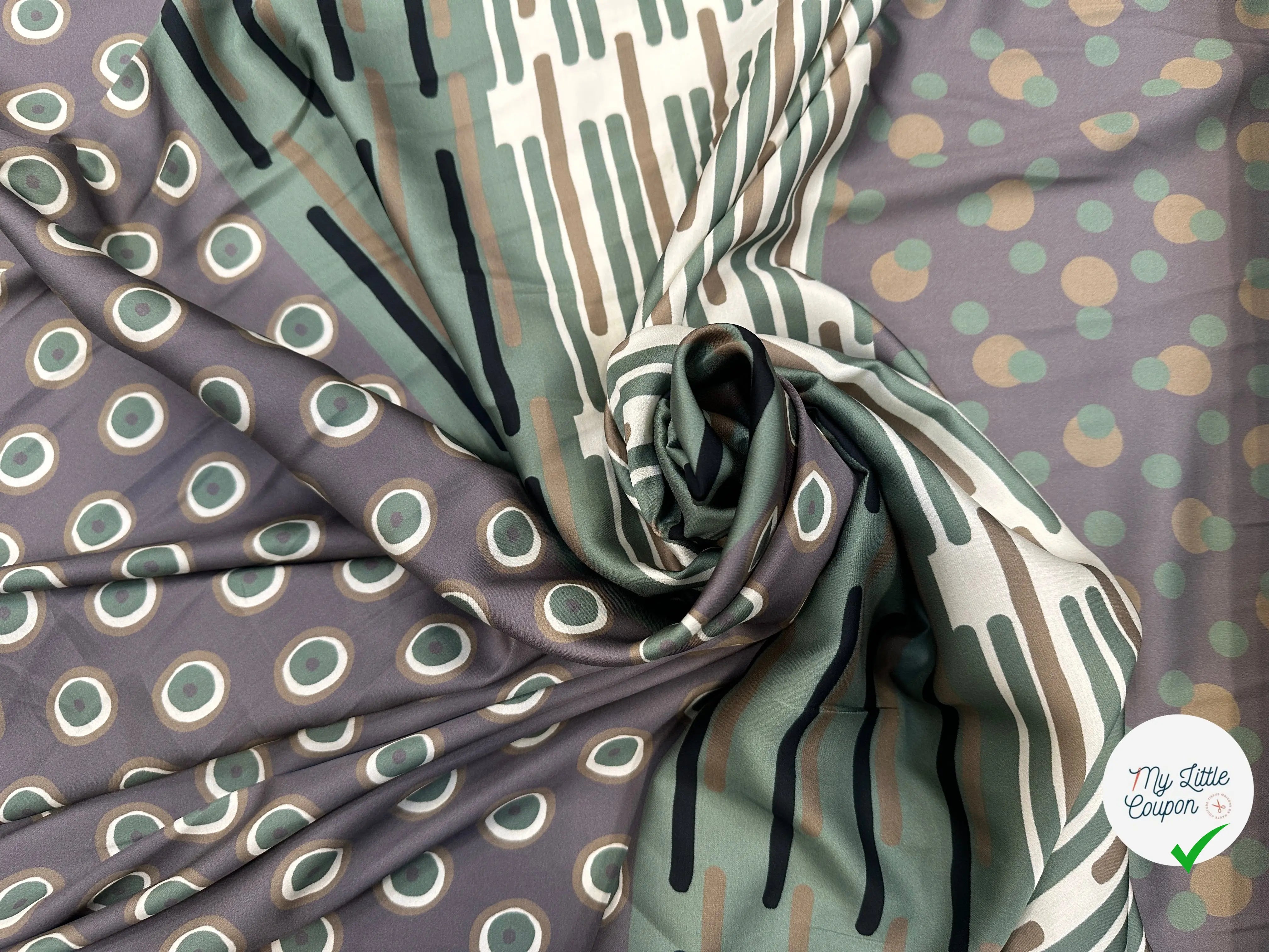 SATIN DE VISCOSE POP ART CHIC - My Little Coupon