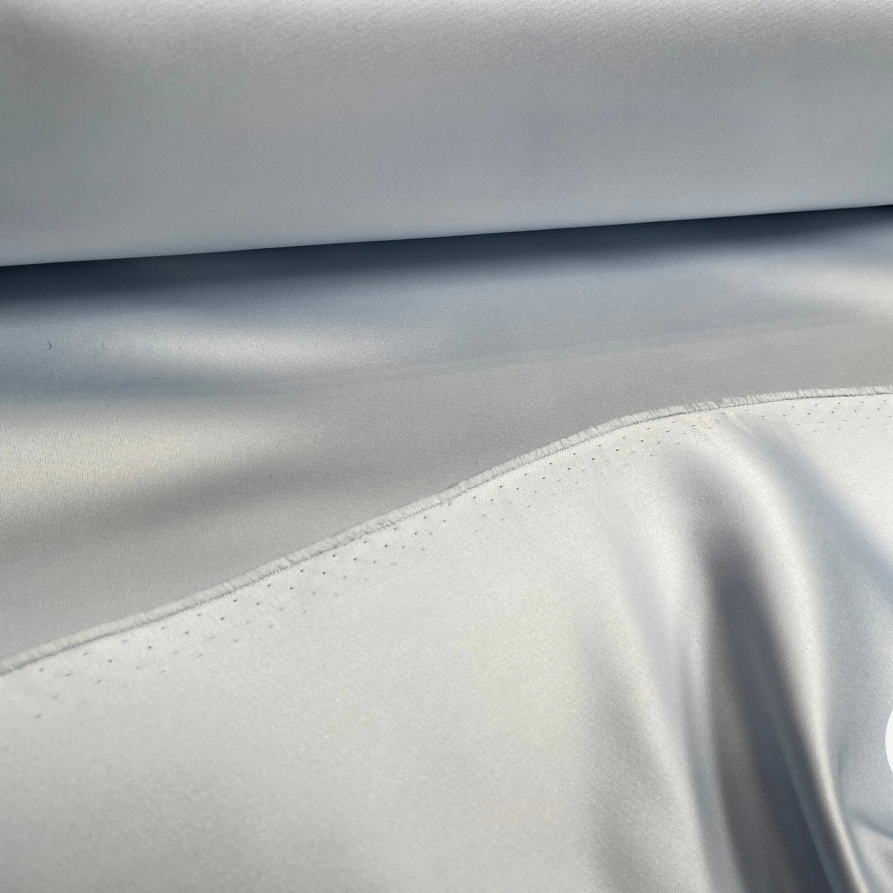 SATIN DOUBLE ETOFFE LOURD BLEU CLAIR - My Little Coupon