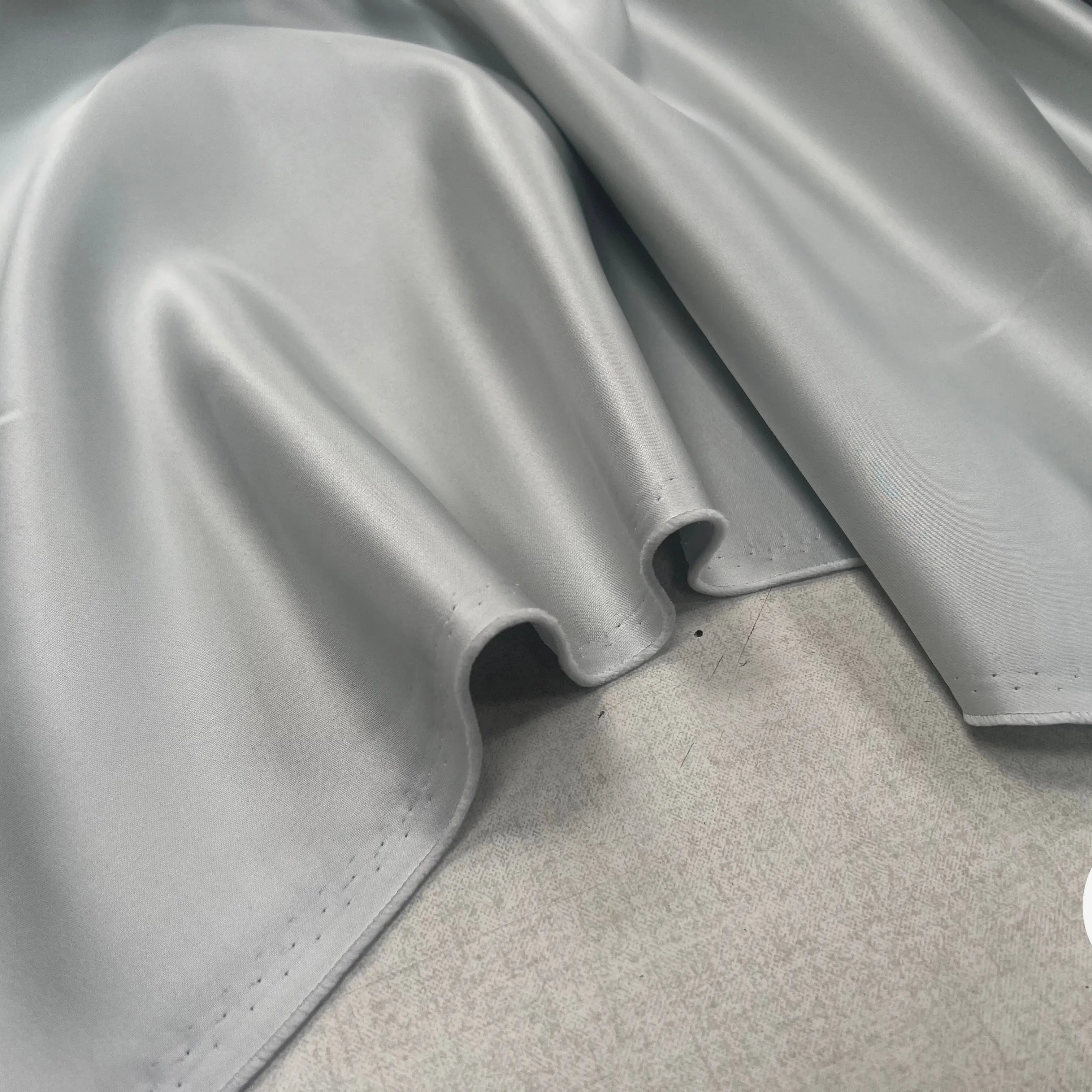 SATIN DOUBLE ÉTOFFE LOURD GRIS PEARL - My Little Coupon