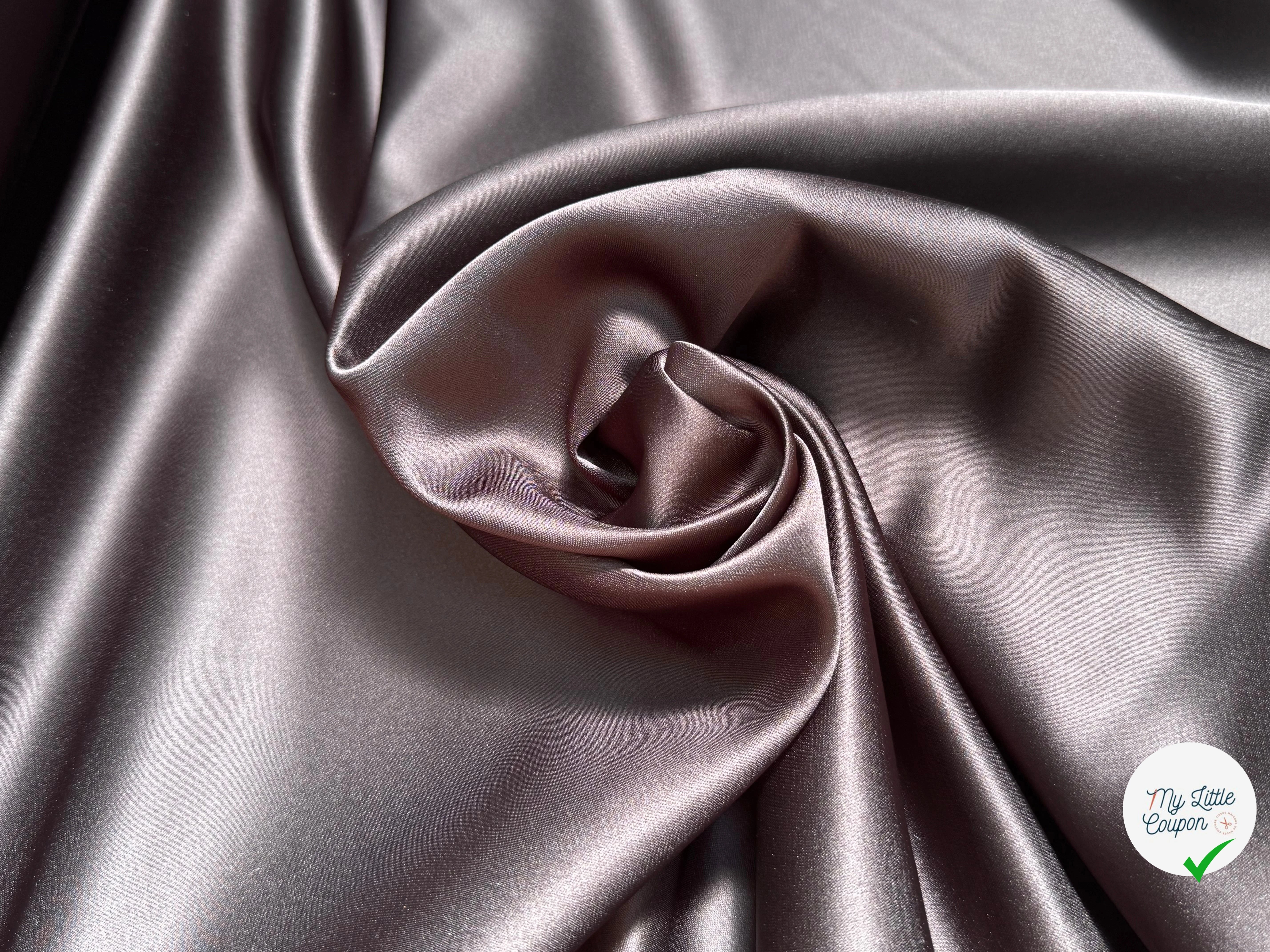 SATIN DOUBLE ÉTTOFE CHOCO NOIR BELLE TENUE - My Little Coupon