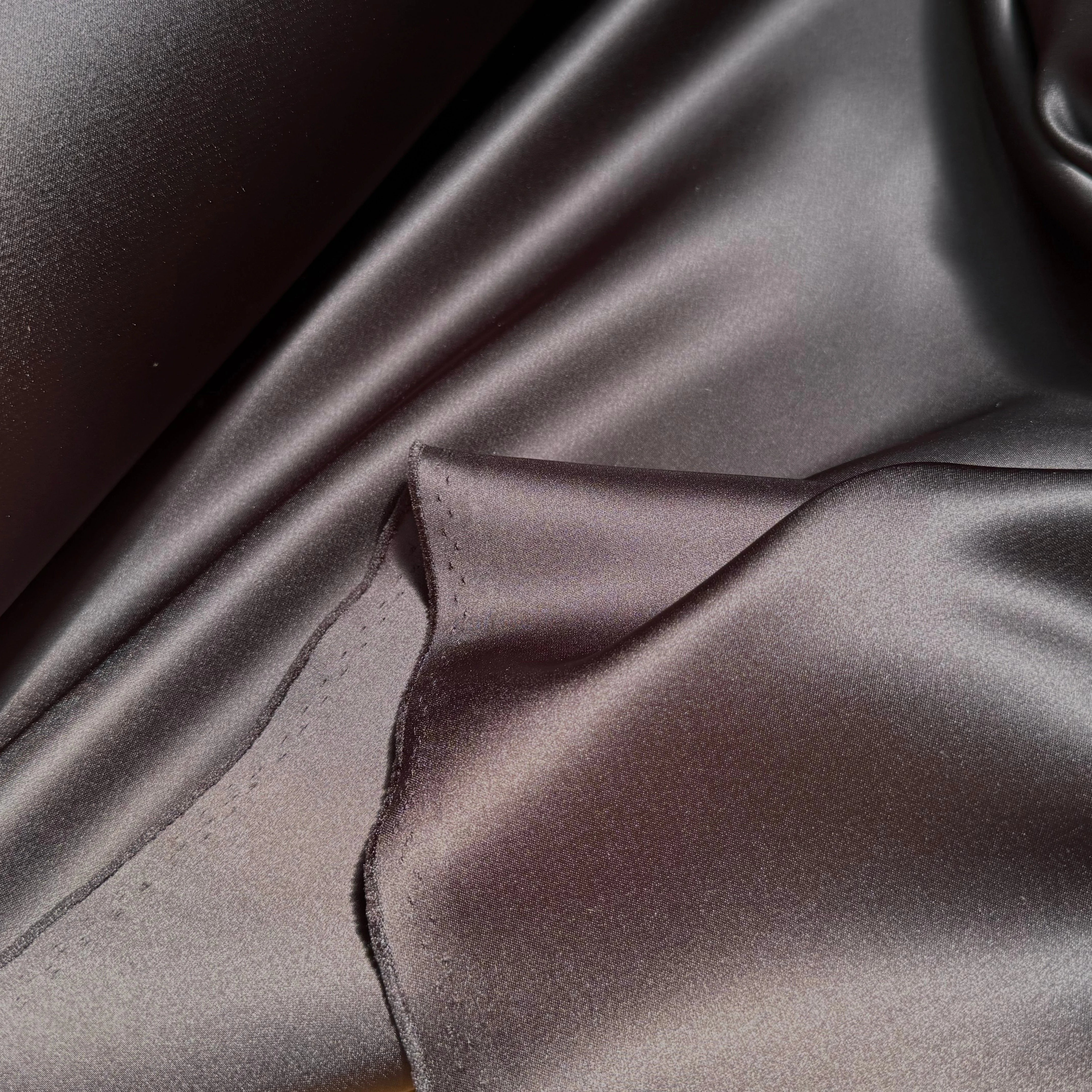 SATIN DOUBLE ÉTTOFE CHOCO NOIR BELLE TENUE - My Little Coupon