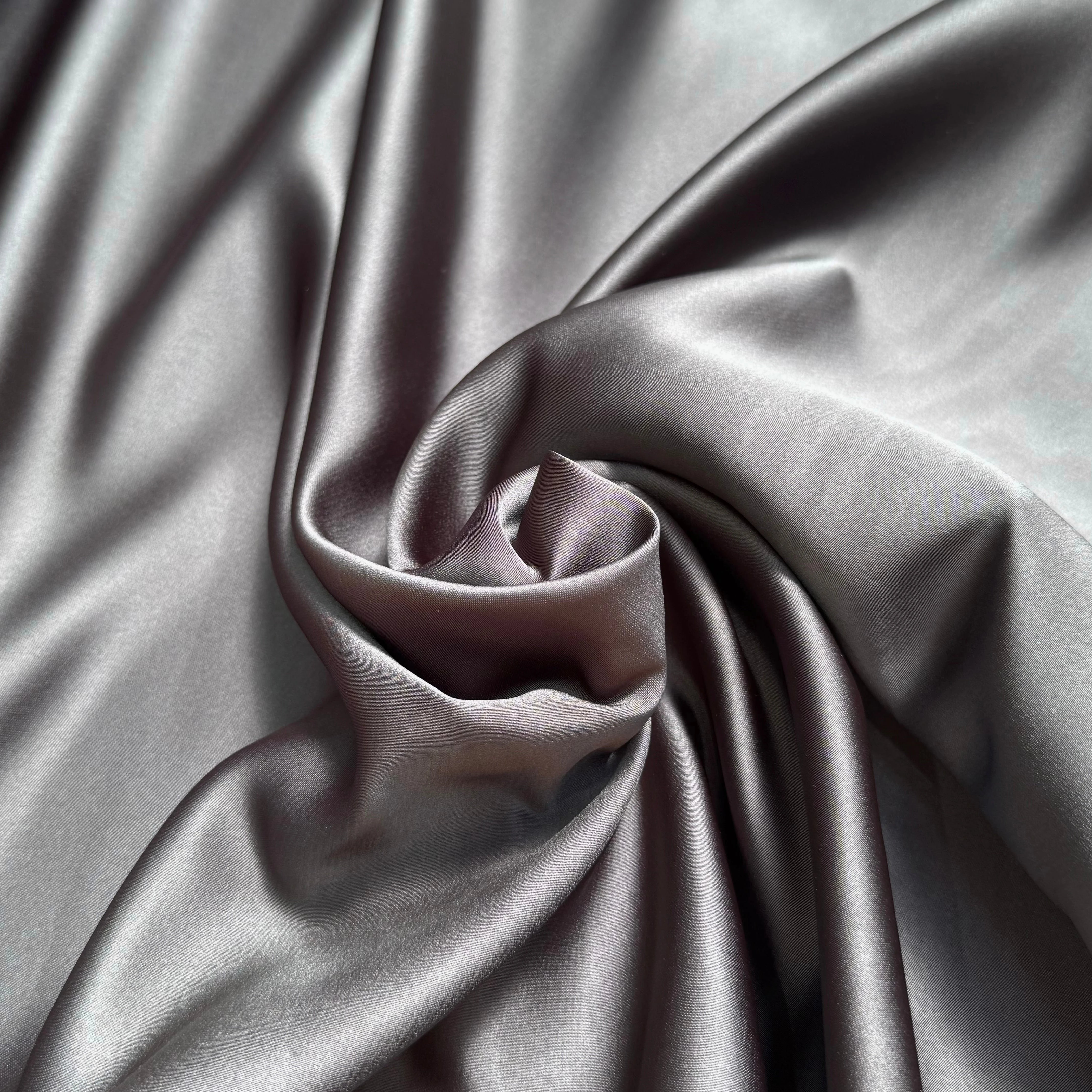 SATIN DOUBLE ÉTTOFE GRIS ANTHRACITE BELLE TENUE - My Little Coupon