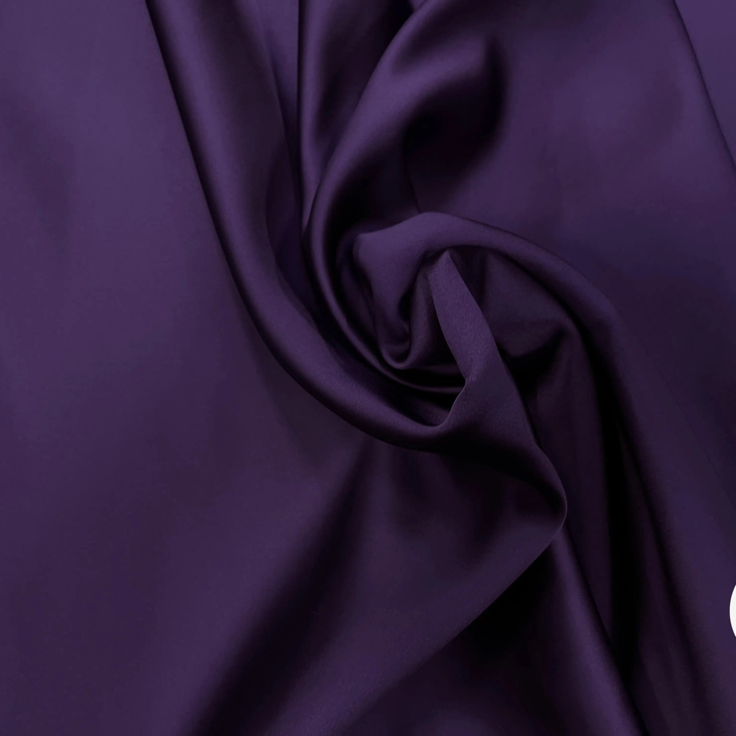 SATIN DOUBLE ETTOFFE LOURD DEEP PURPLE - My Little Coupon