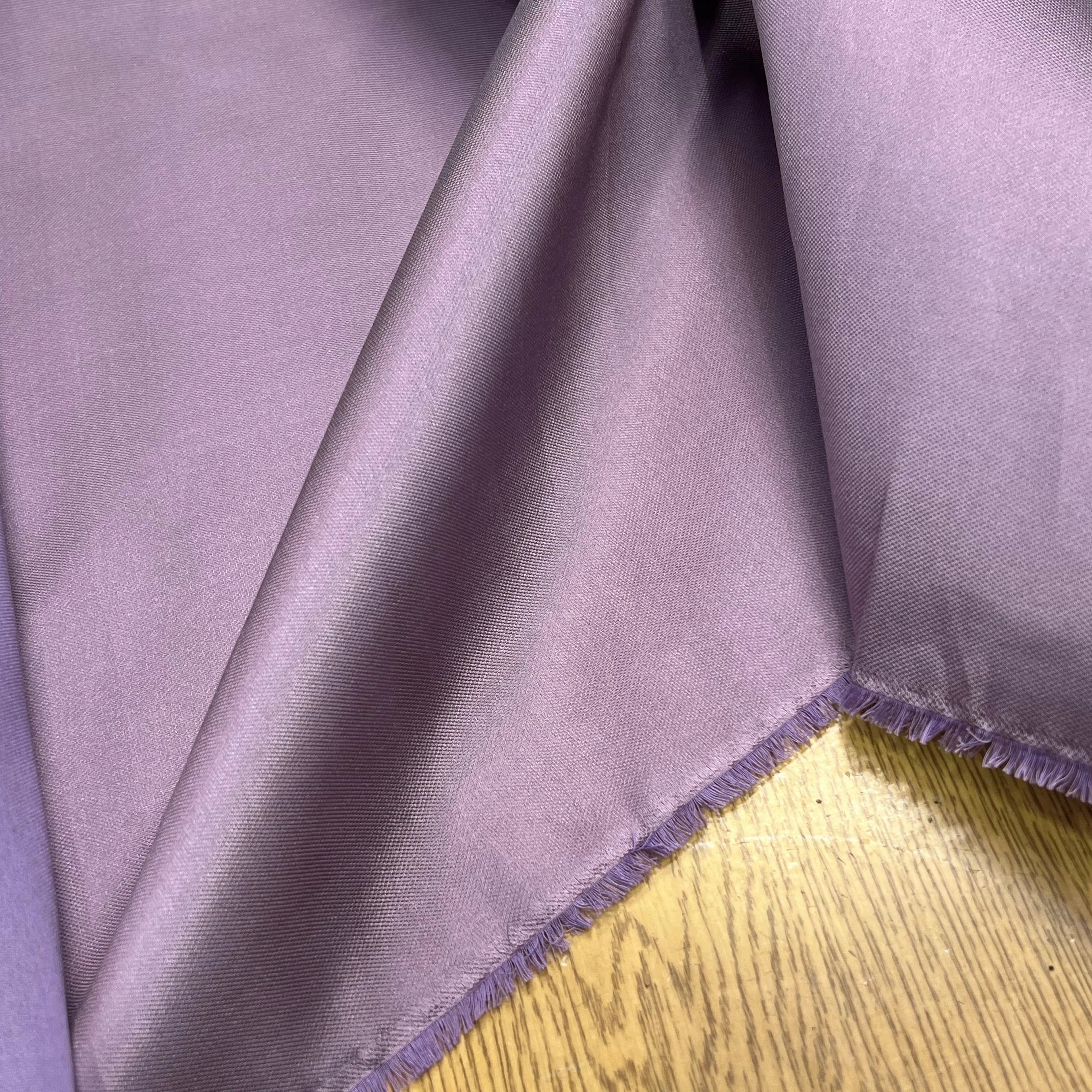 SATIN DUCHESSE TEXTURÉE SOIE COTON LAVANDE - My Little Coupon