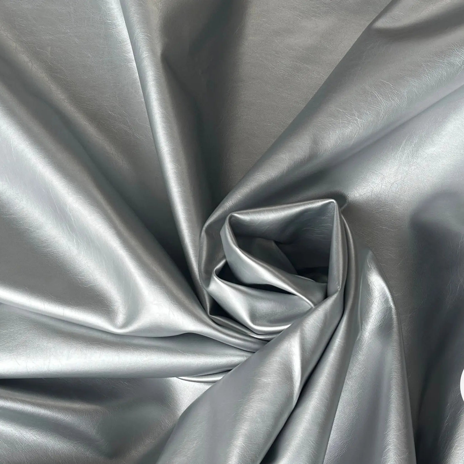 SATIN FAUX CUIR ENVERS TOUT DOUX ARGENT MLC INTERN
