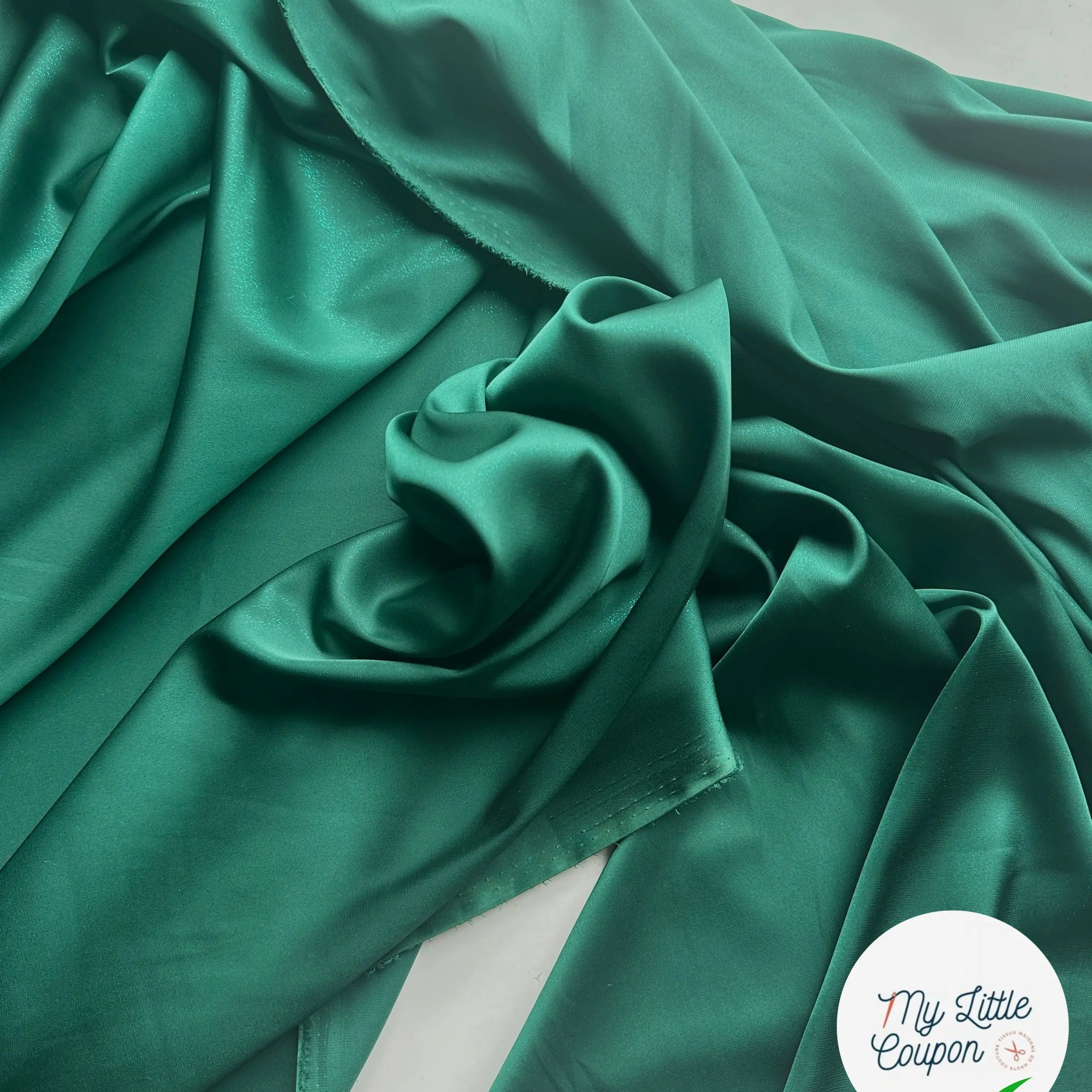 SATIN FOIL VERT TOUCHER SOYEUX MLC INTERN