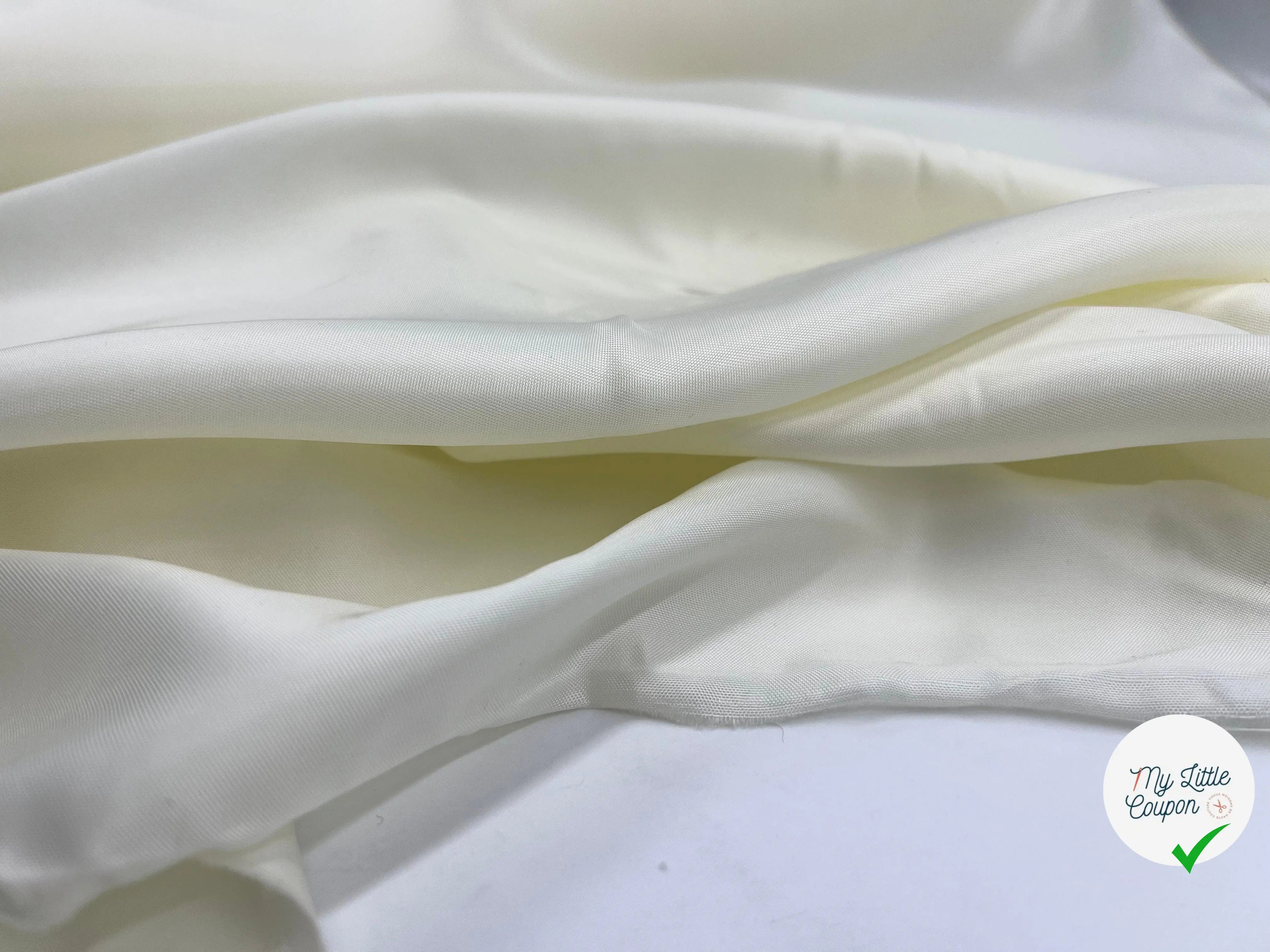 SATIN IVORY - My Little Coupon - tissu - coudre