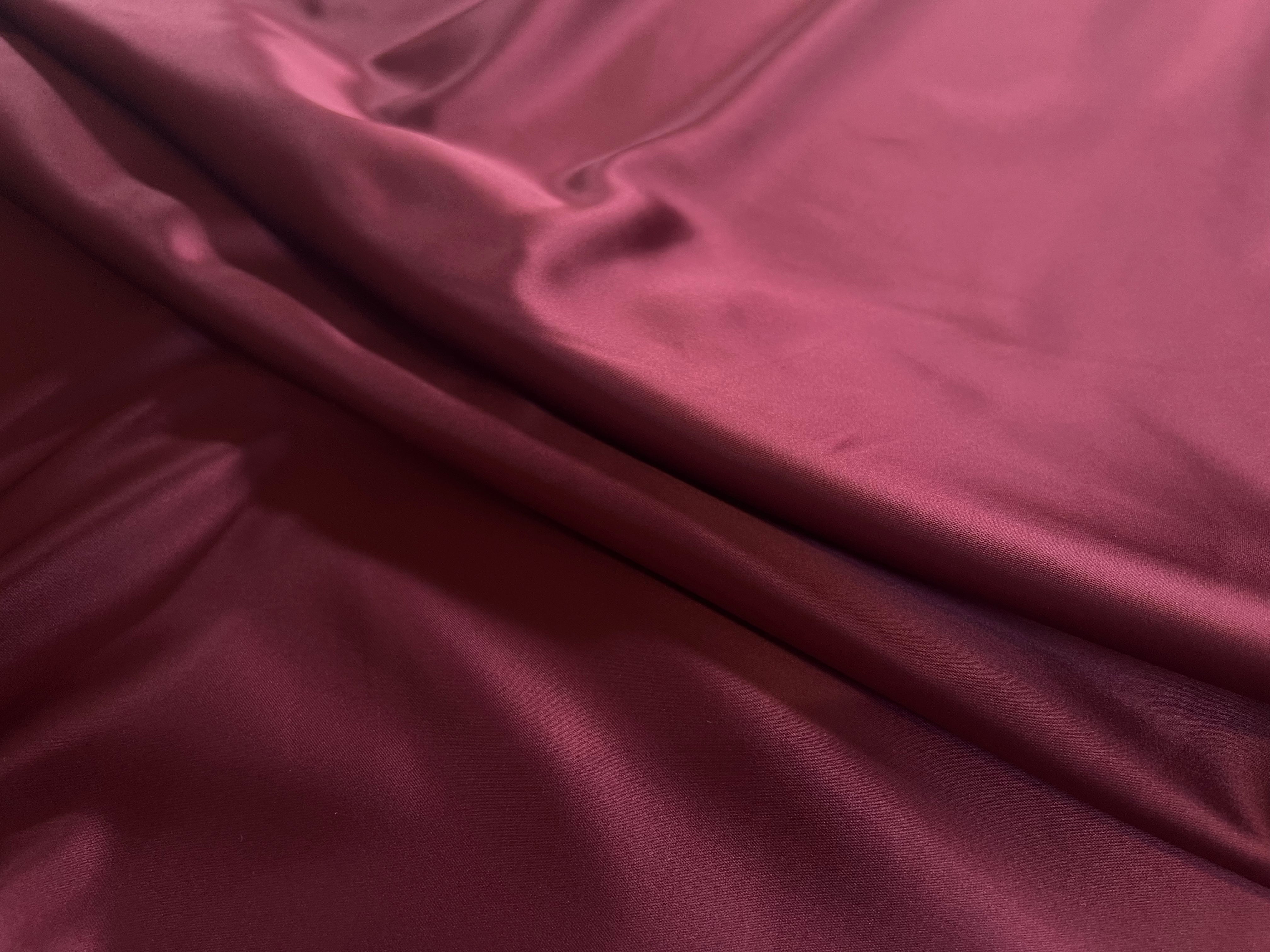 SATIN LIE DE VIN QUALITE COUTURE - My Little Coupon