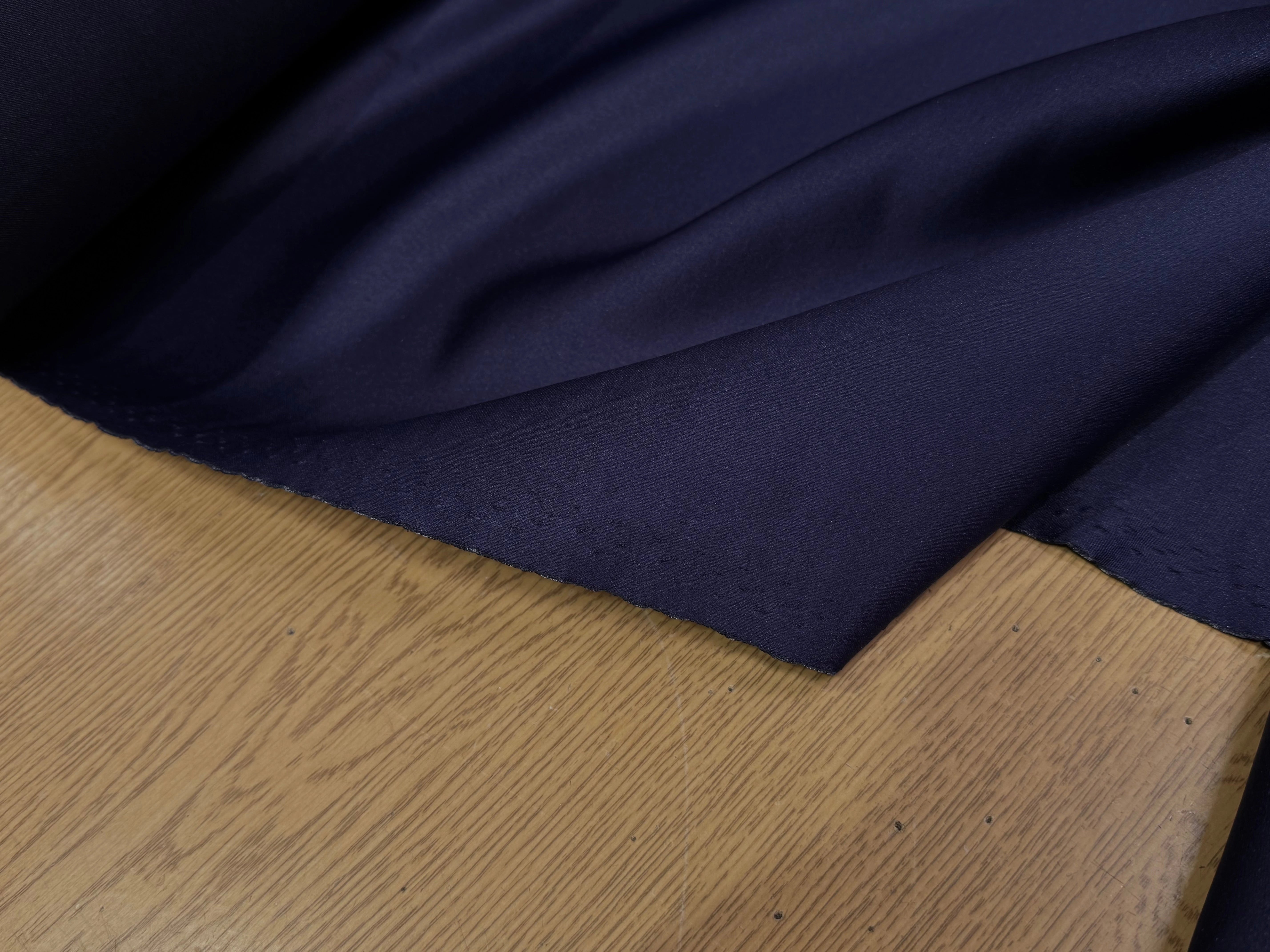 SATIN LOURD BELLE TENUE BLEU MARRINE - My Little Coupon