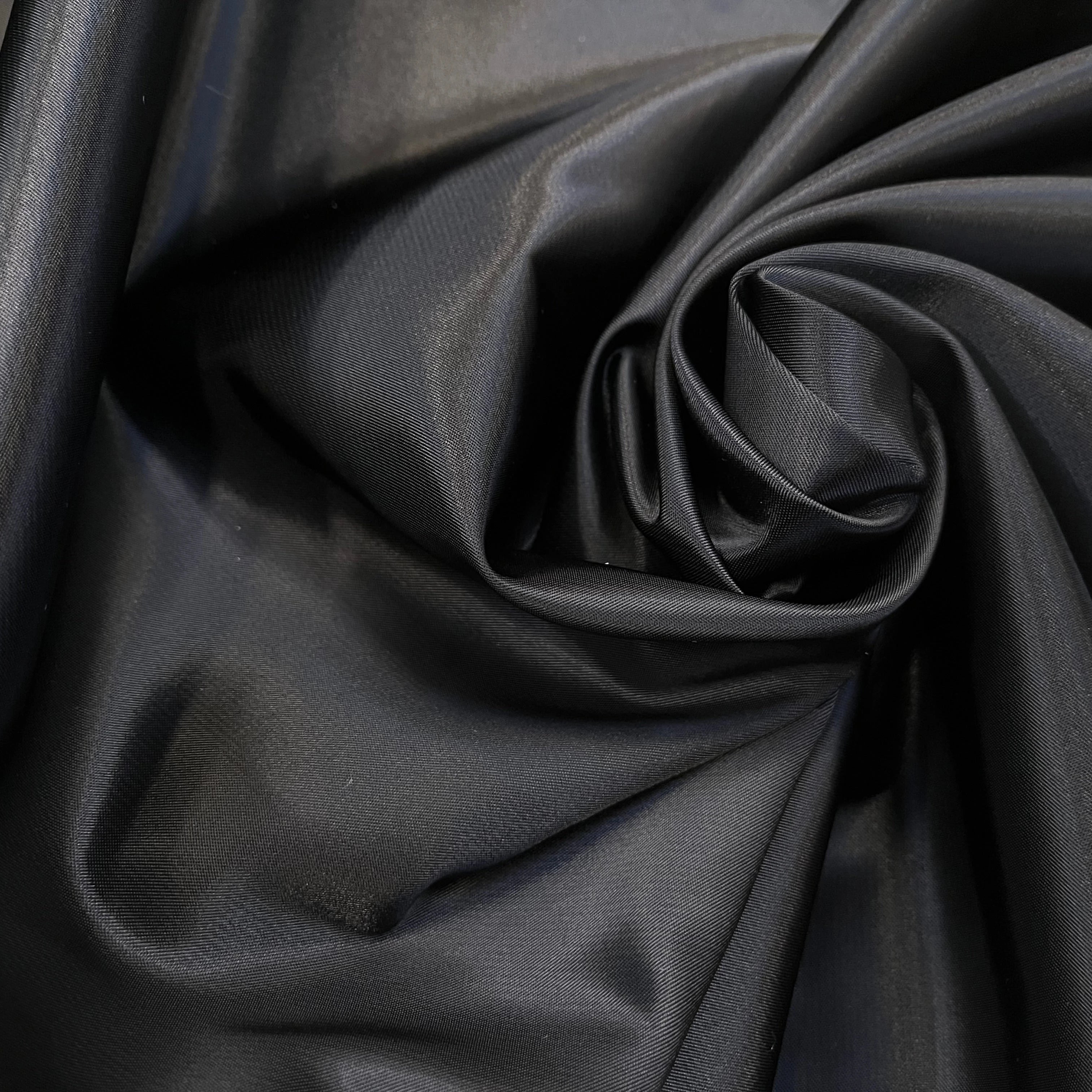 SATIN LOURD NOIR 58% COTON - My Little Coupon