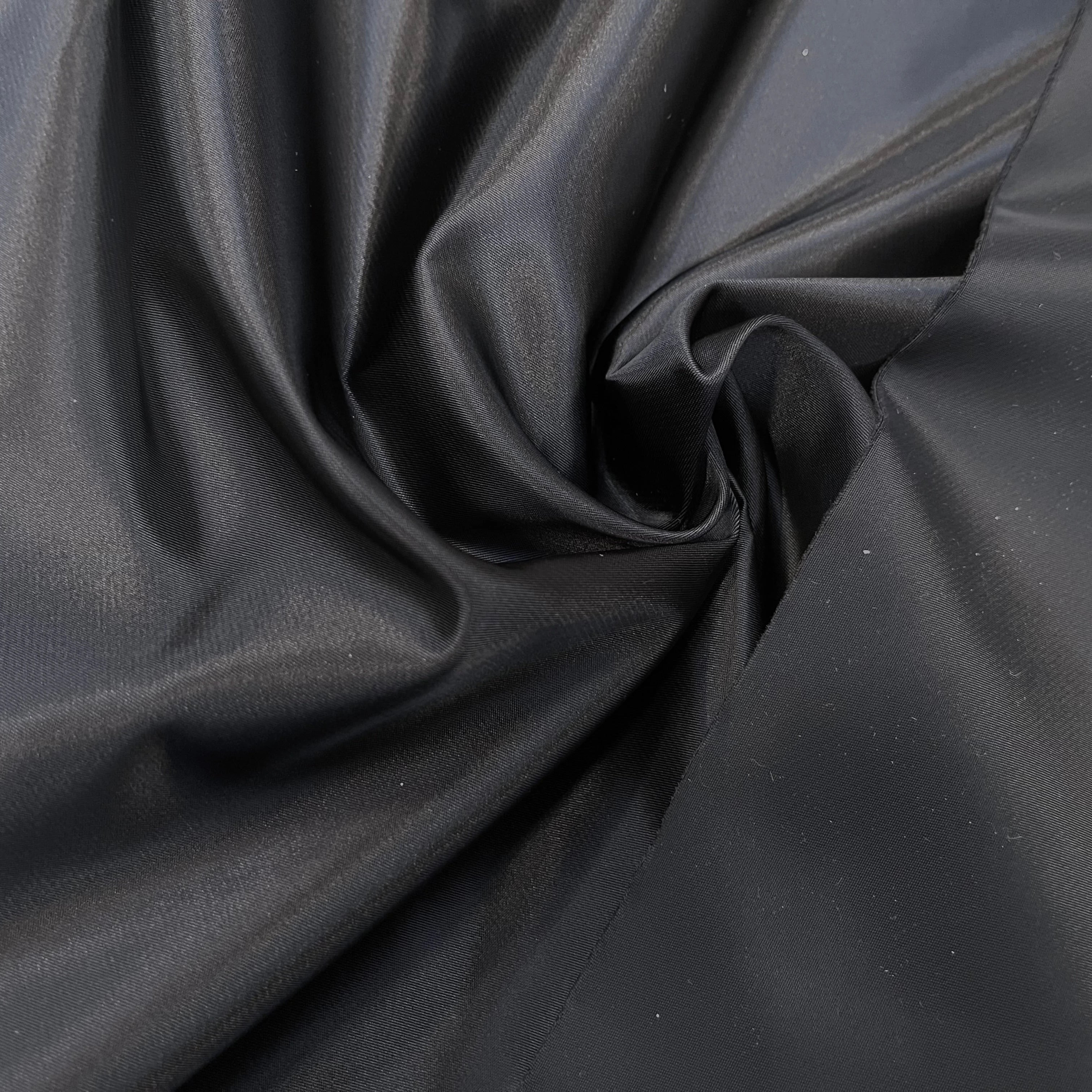 SATIN LOURD NOIR 58% COTON - My Little Coupon