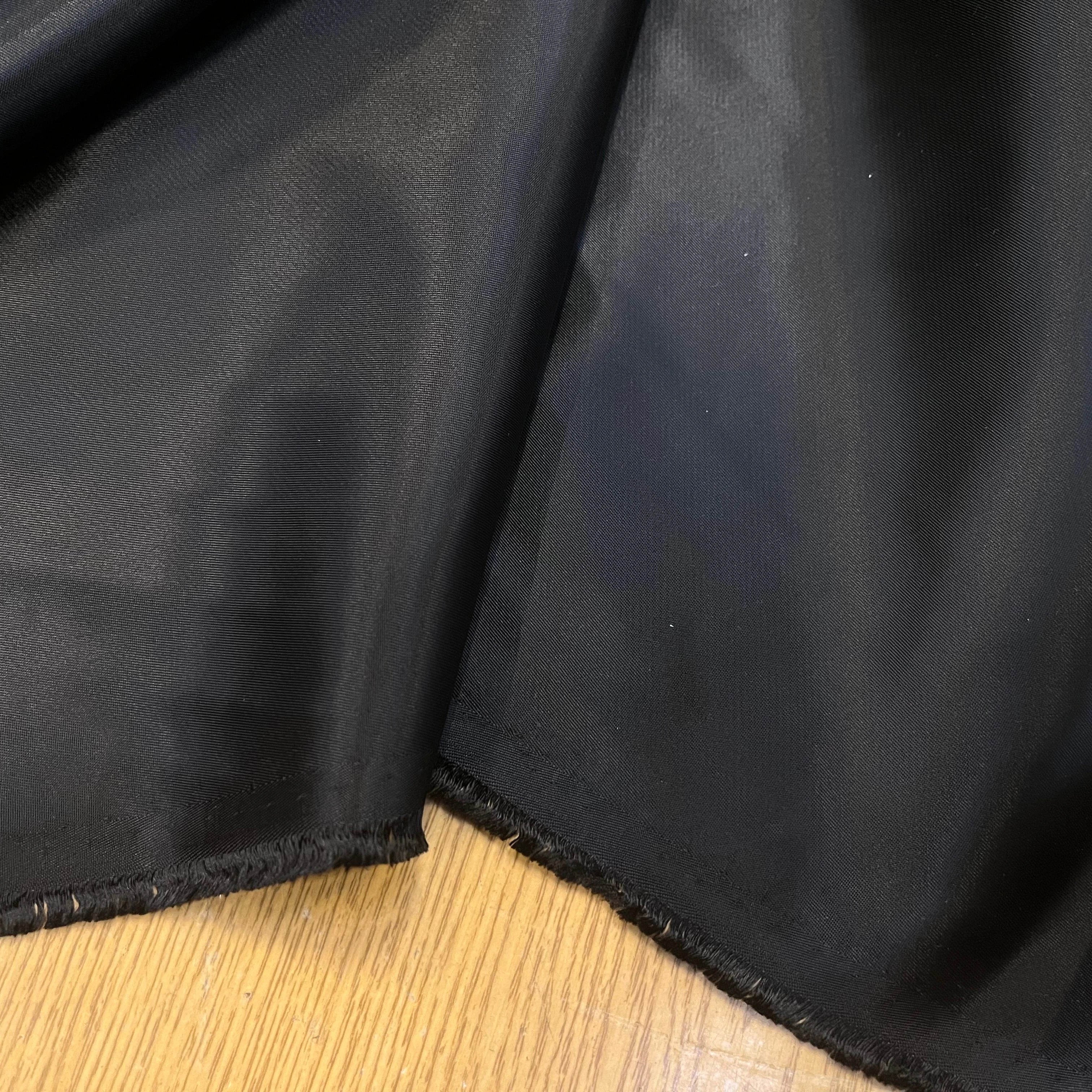 SATIN LOURD NOIR 58% COTON - My Little Coupon