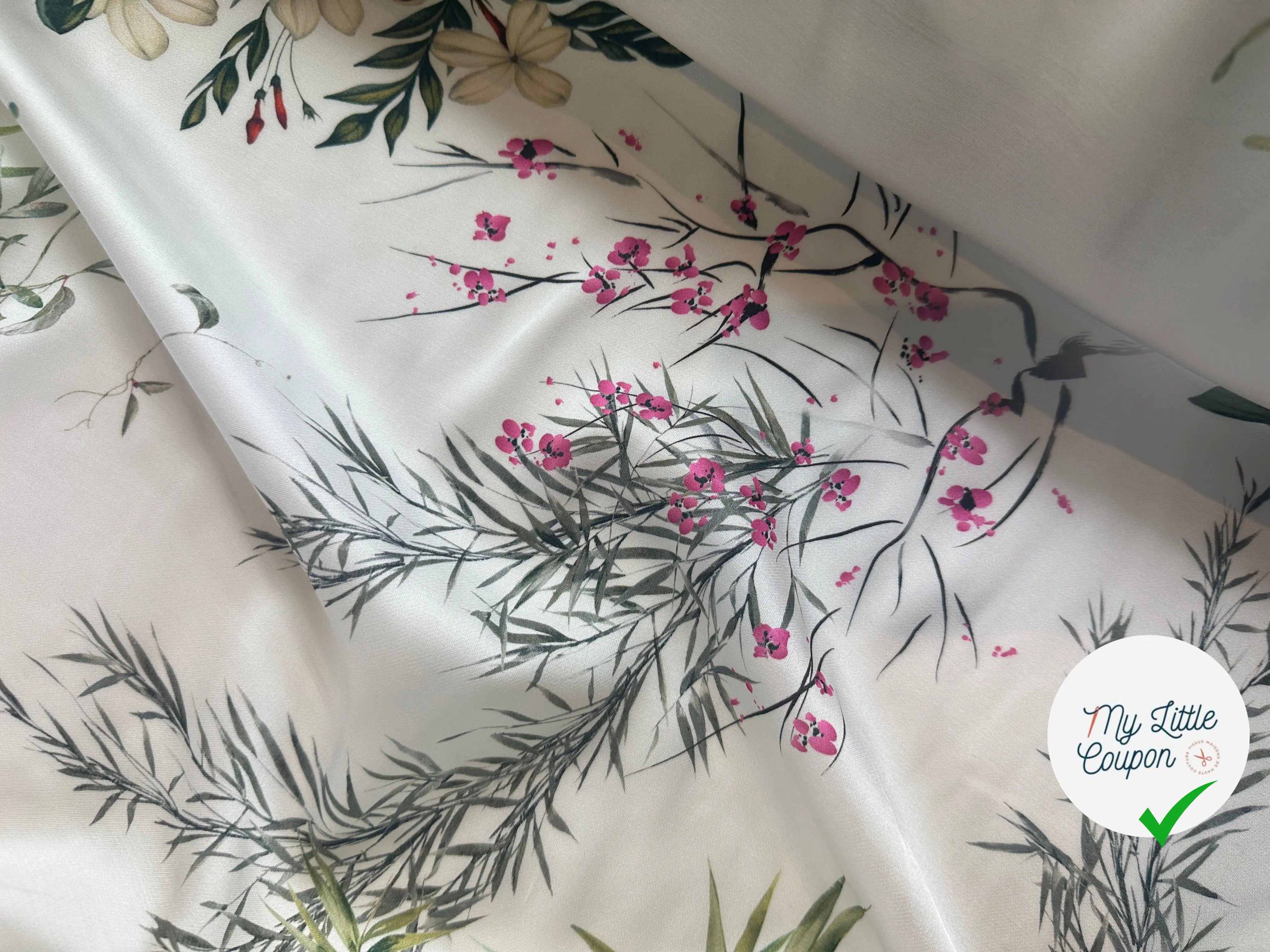 SATIN LOURD VISCOSE JARDIN DES PLANTES MLC INTERN