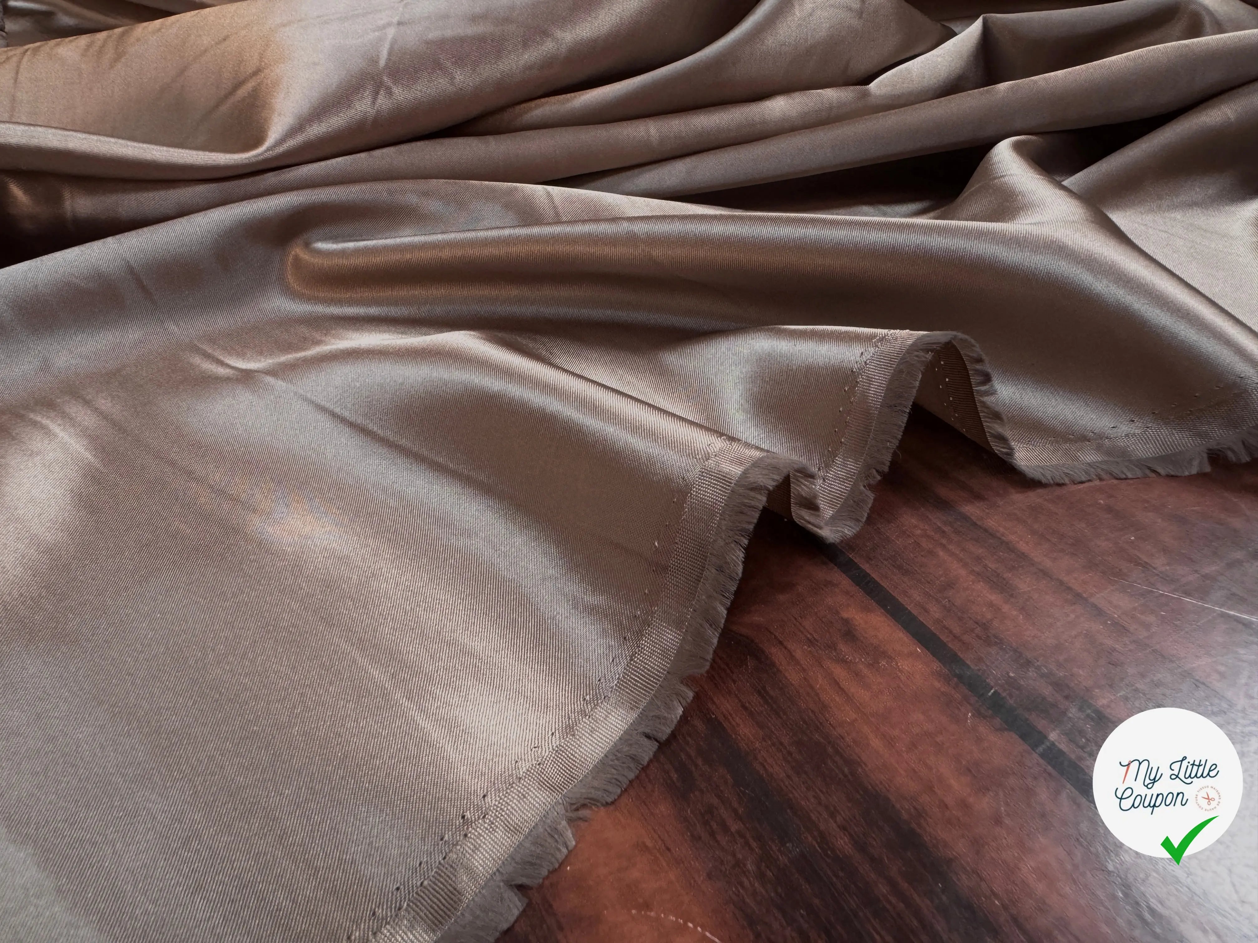 SATIN MARRON GLACEÂ - My Little Coupon