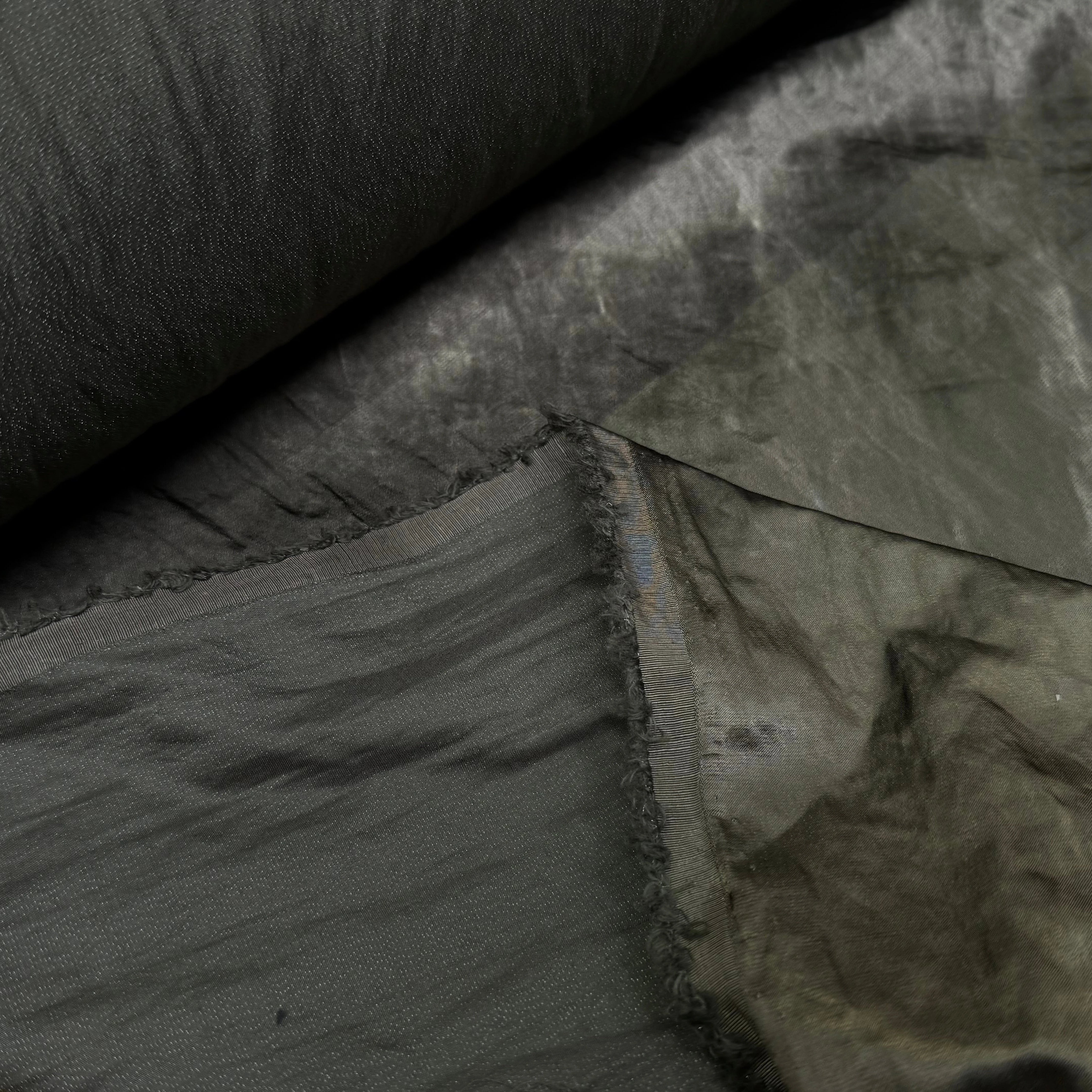 SATIN OLIVE COTON MÉLANGÉ EFFET MARBRÉ - My Little Coupon