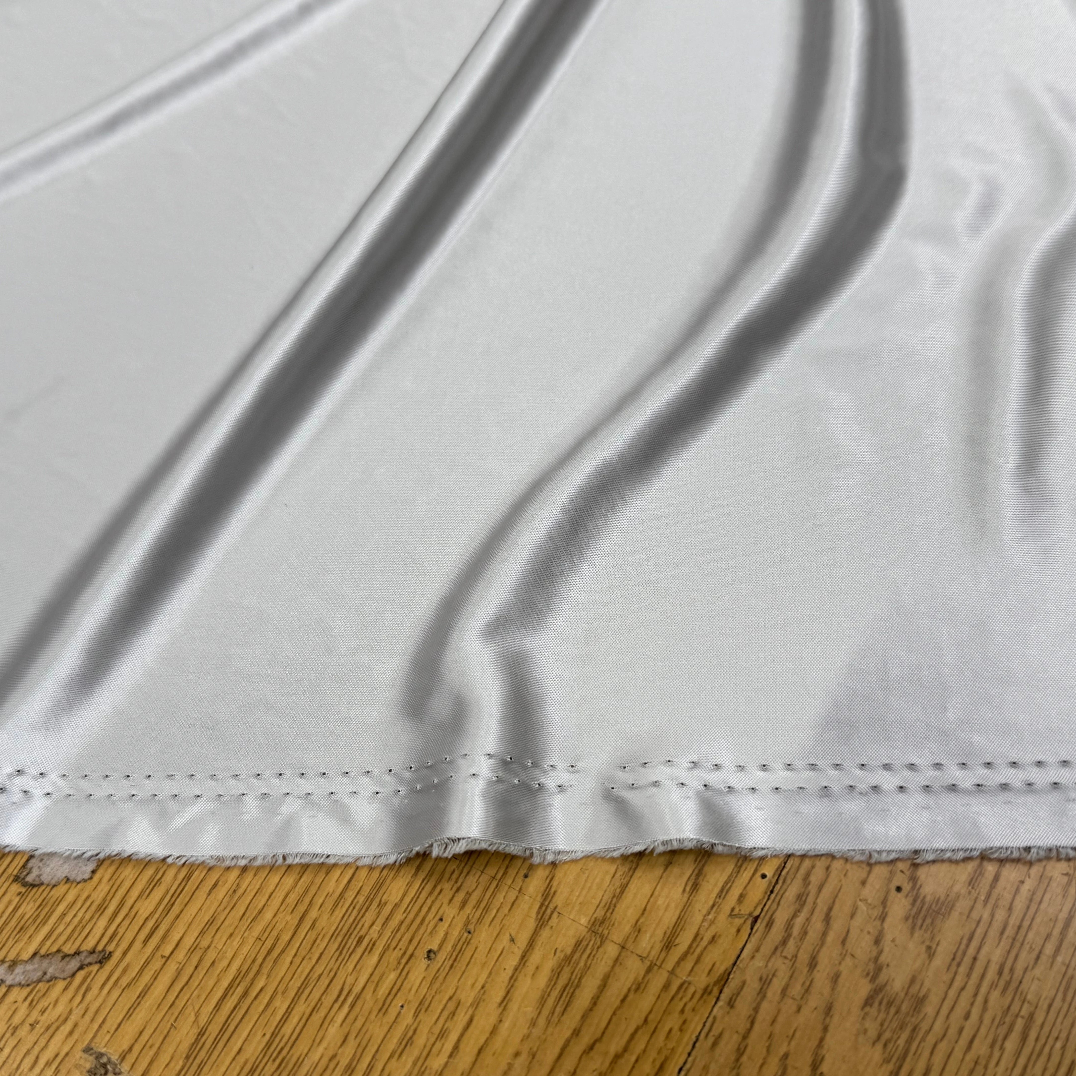 SATIN PEAU DE PÊCHE DOUBLE FACE ULTRA SOUPLE ARGENTÉ JAPAN - My Little Coupon