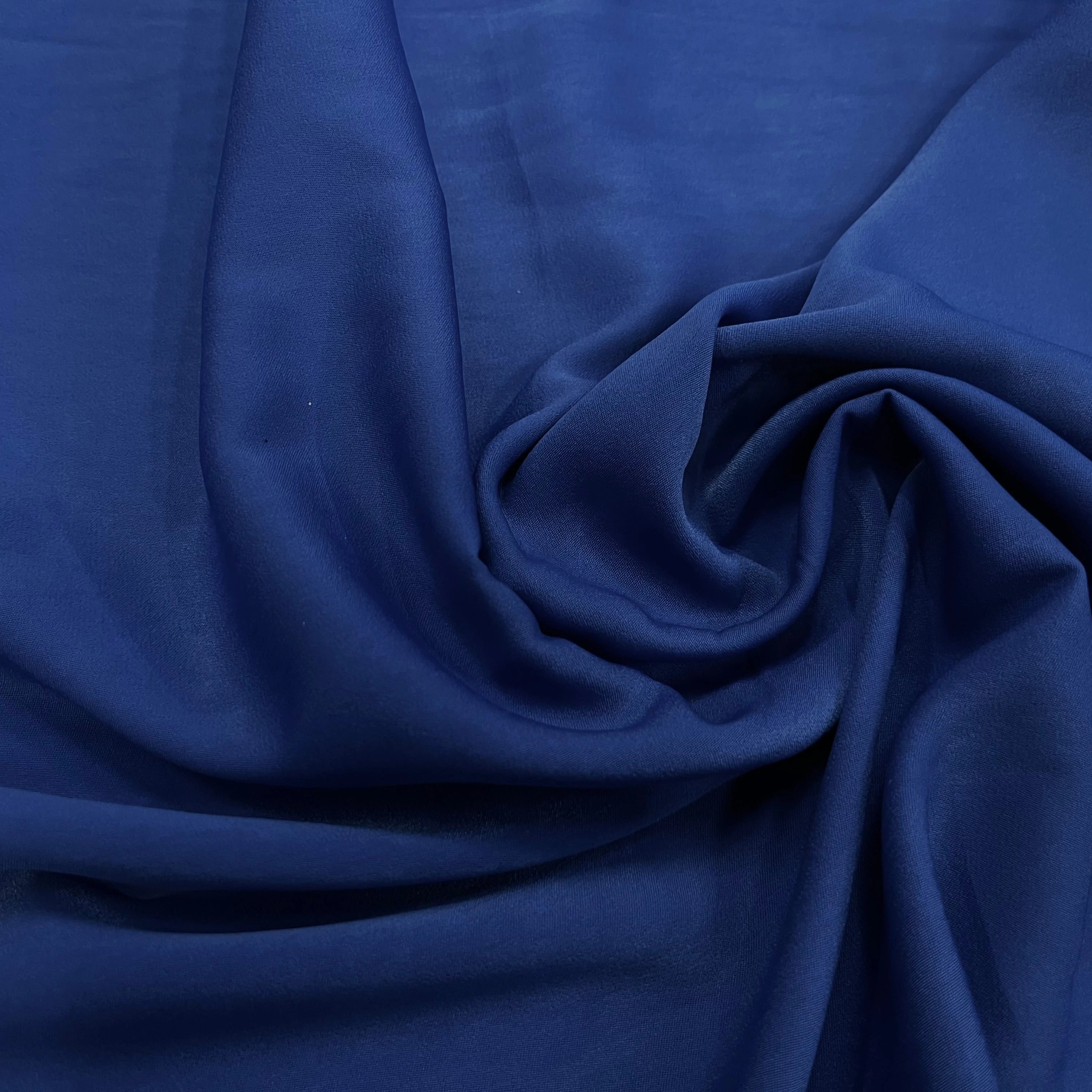 SATIN PEAU DE PÊCHE FLUIDE BLEU ROYAL - My Little Coupon