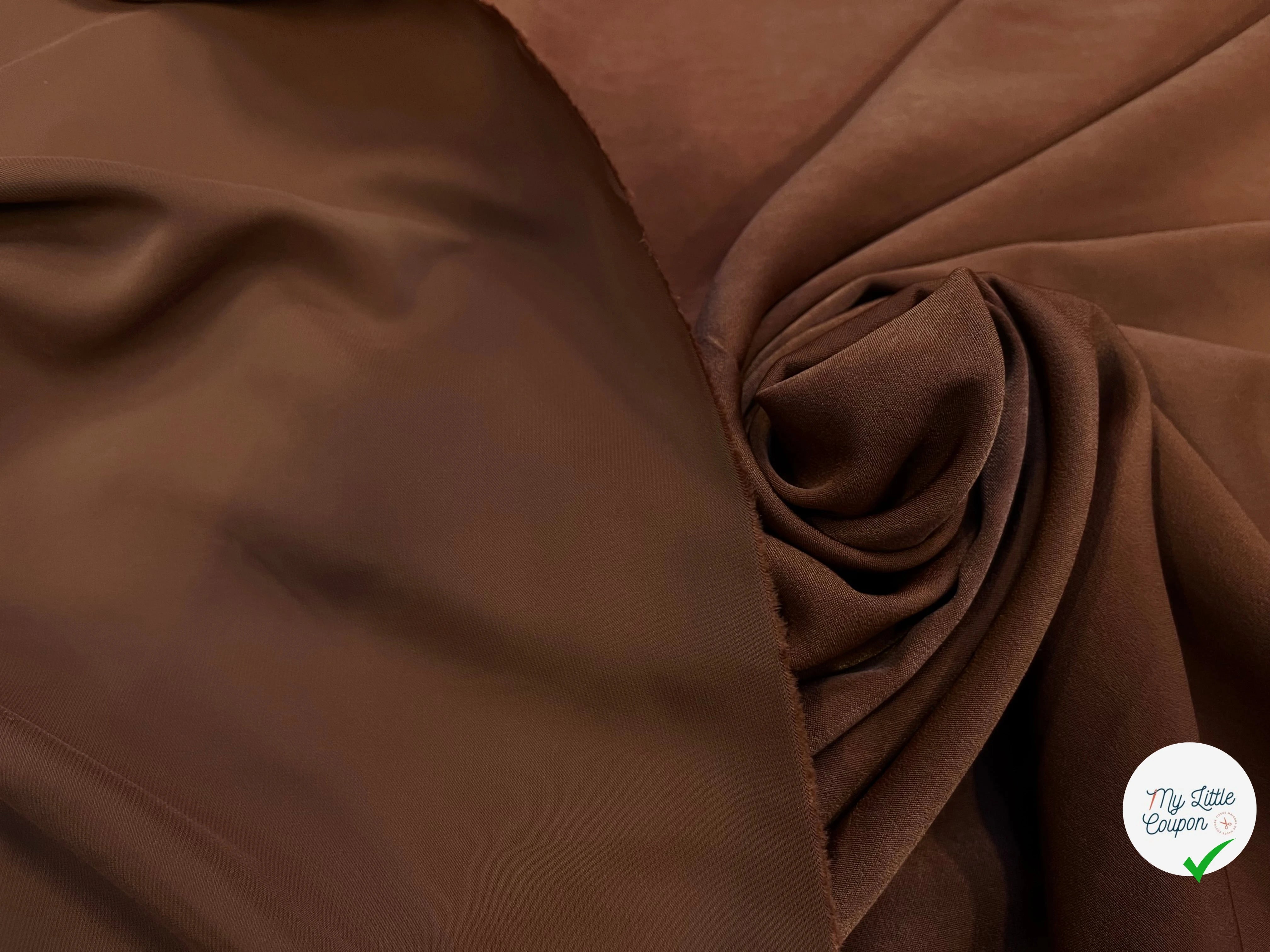 SATIN PEAU DE PÊCHE FLUIDE COGNAC - My Little Coupon