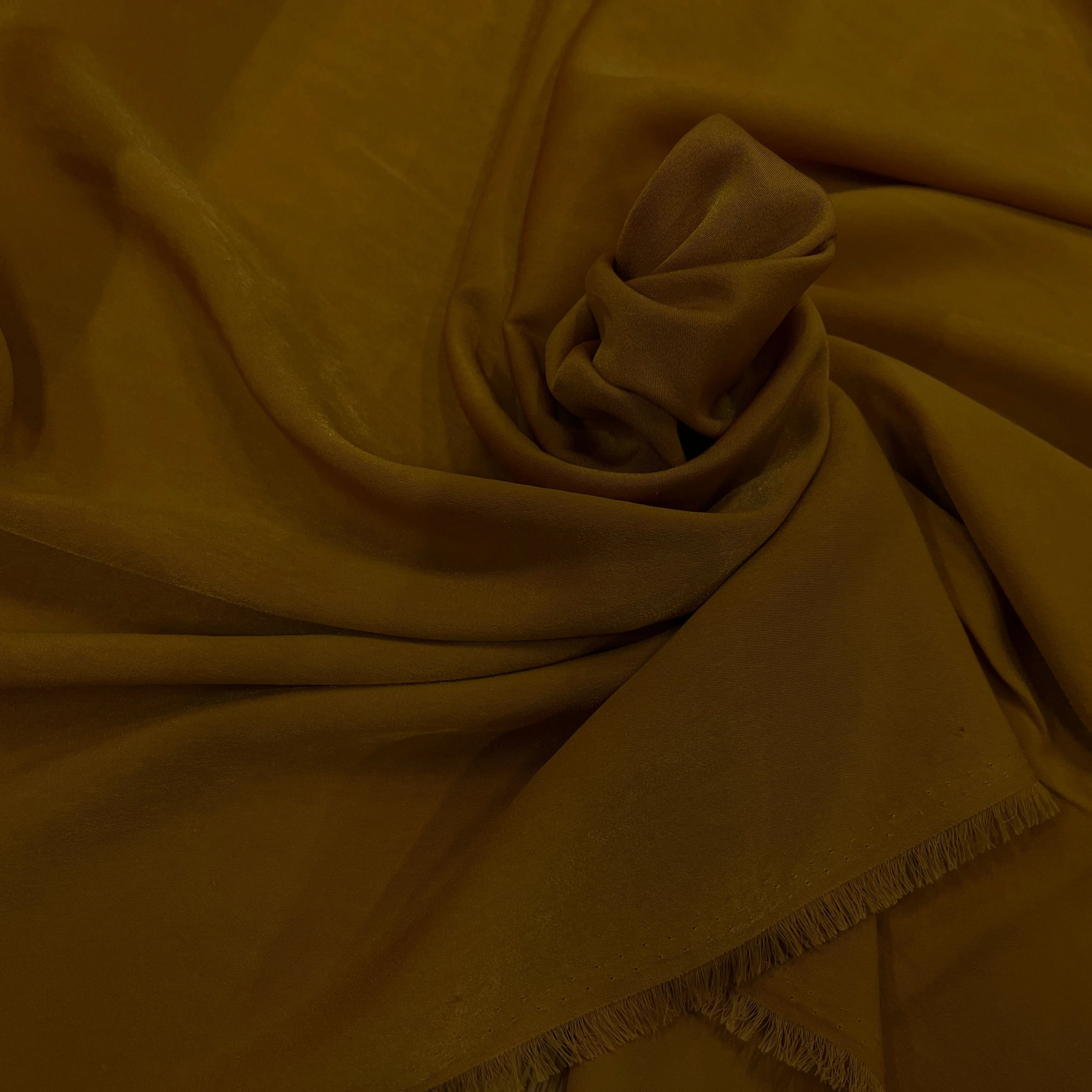 SATIN PEAU DE PÊCHE FLUIDE MOUTARDE - My Little Coupon