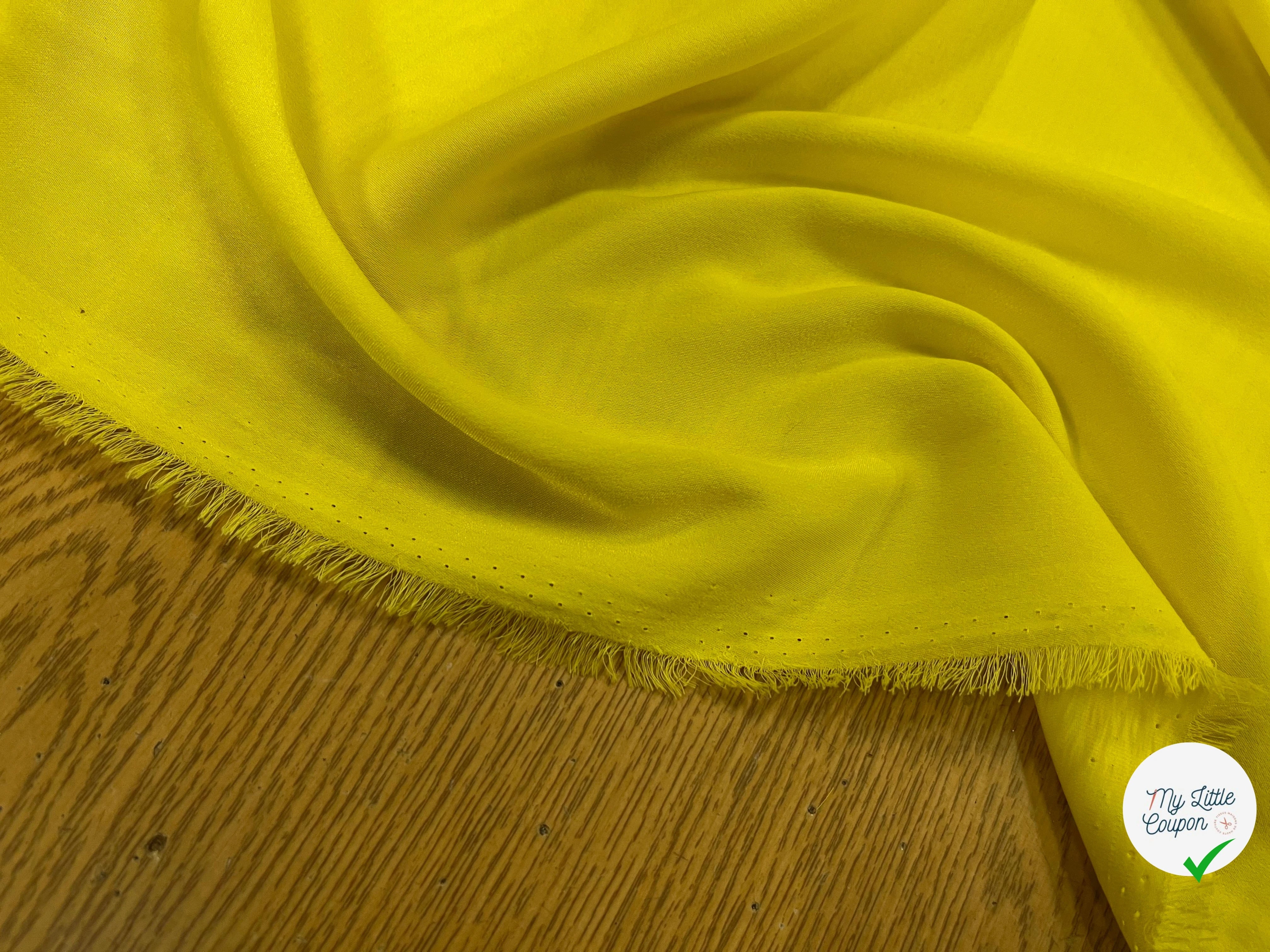 SATIN PEAU DE PÊCHE NEW YELLOW - My Little Coupon