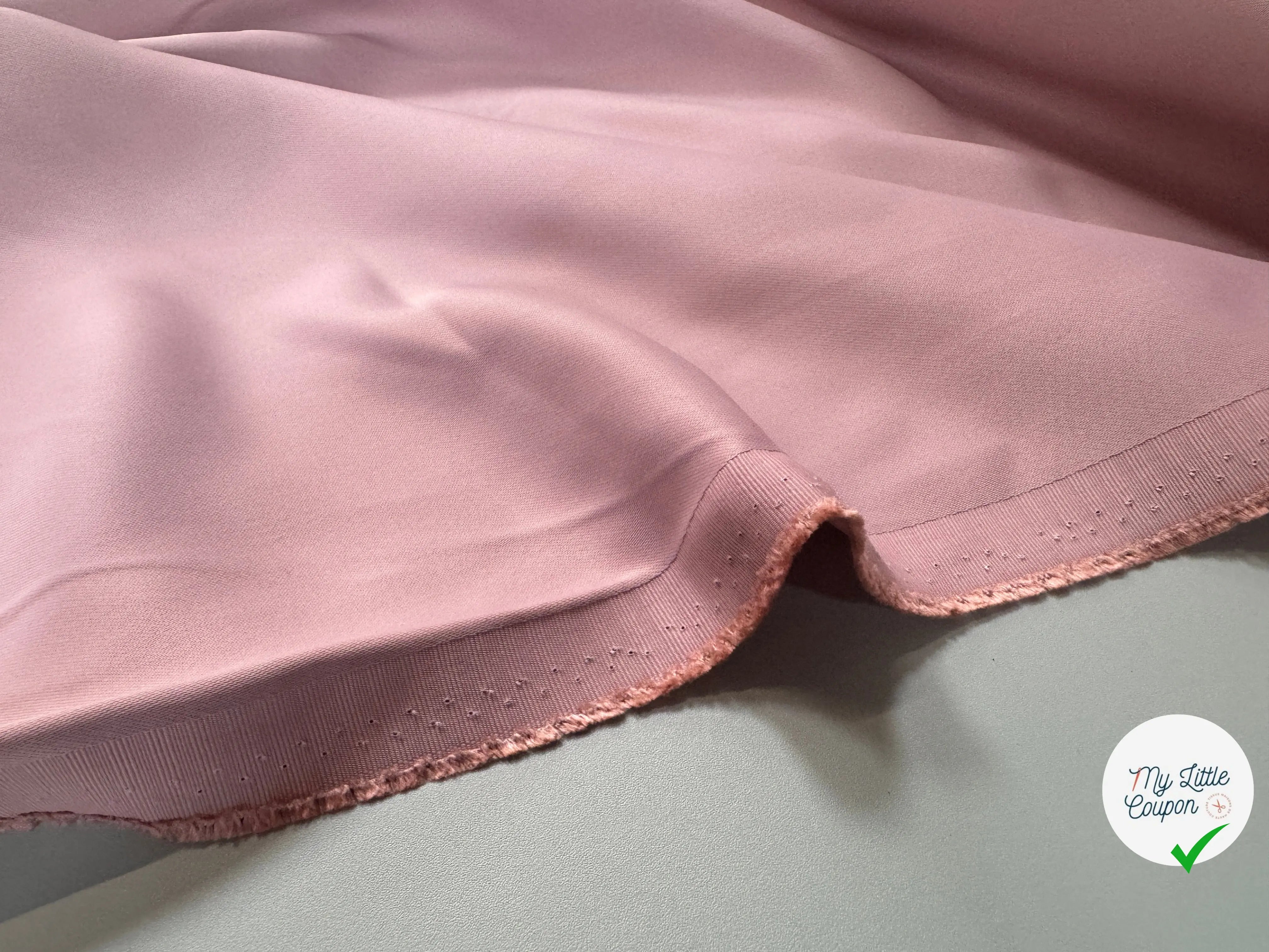 SATIN RICHE LOURD MAUVE QUALITÉ COUTURE - My Little Coupon