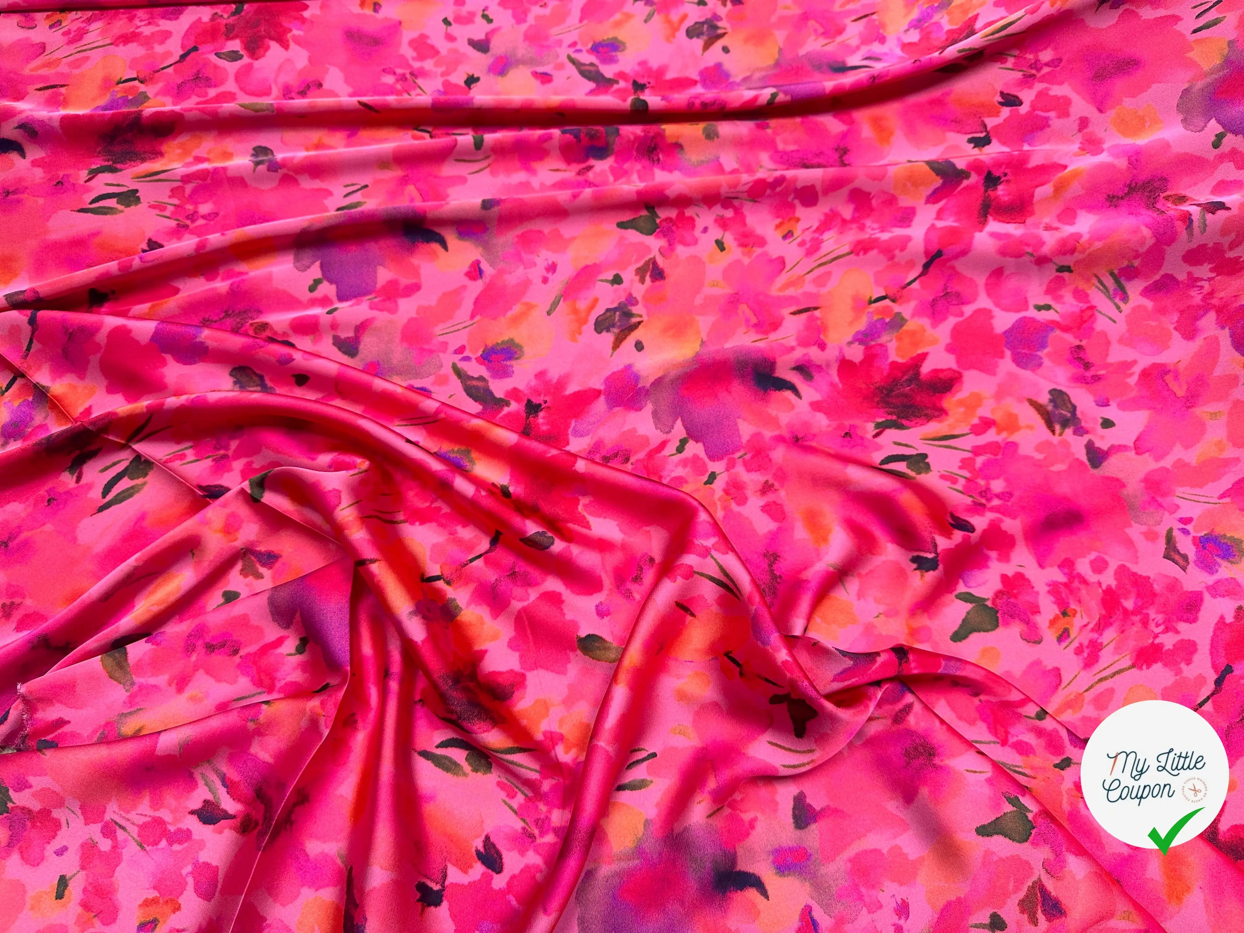 SATIN ROSE FLEURS SUCRÉES - My Little Coupon