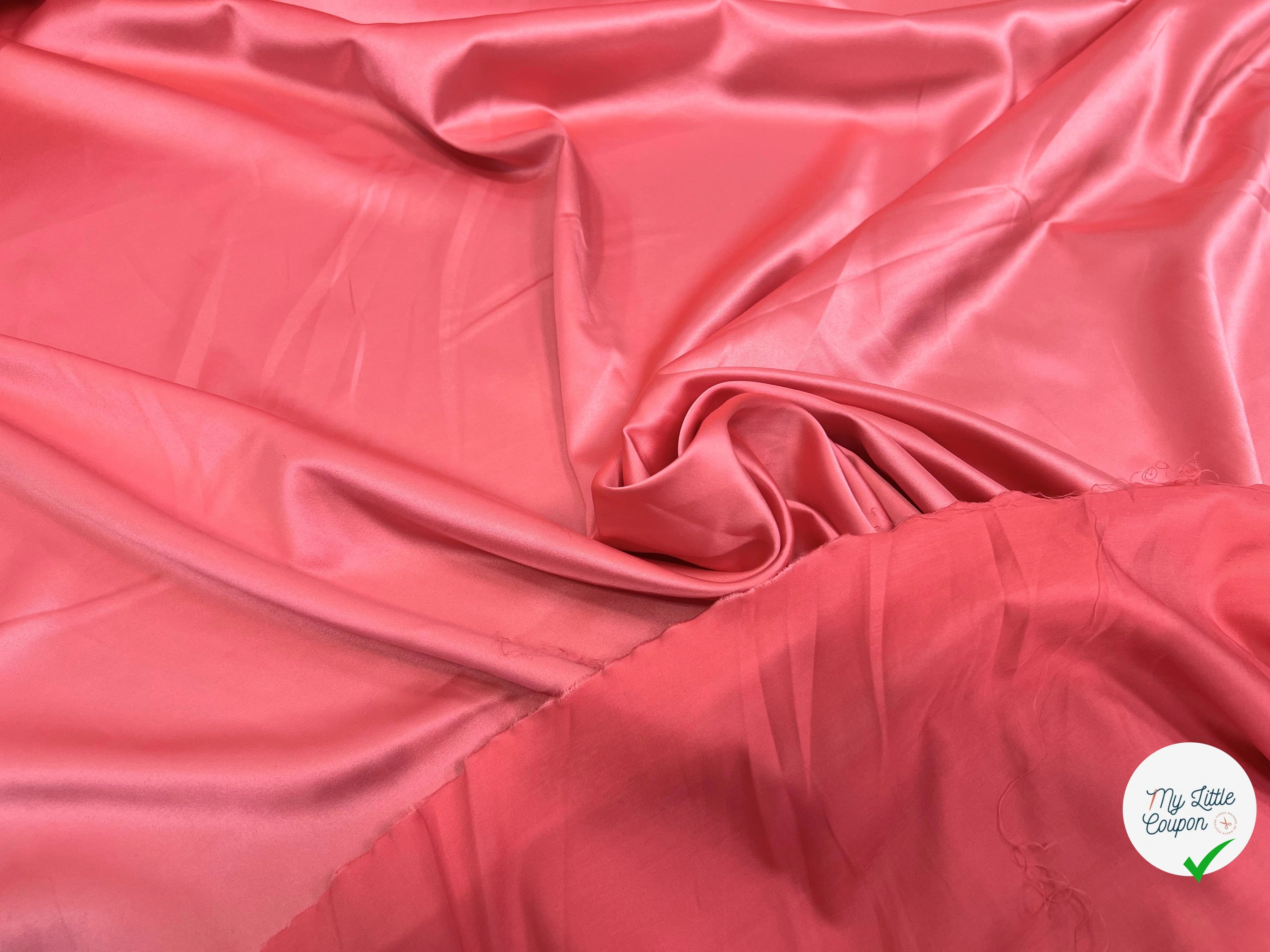 SATIN STRETCH FLUIDE ROSE INCARNAT - My Little Coupon