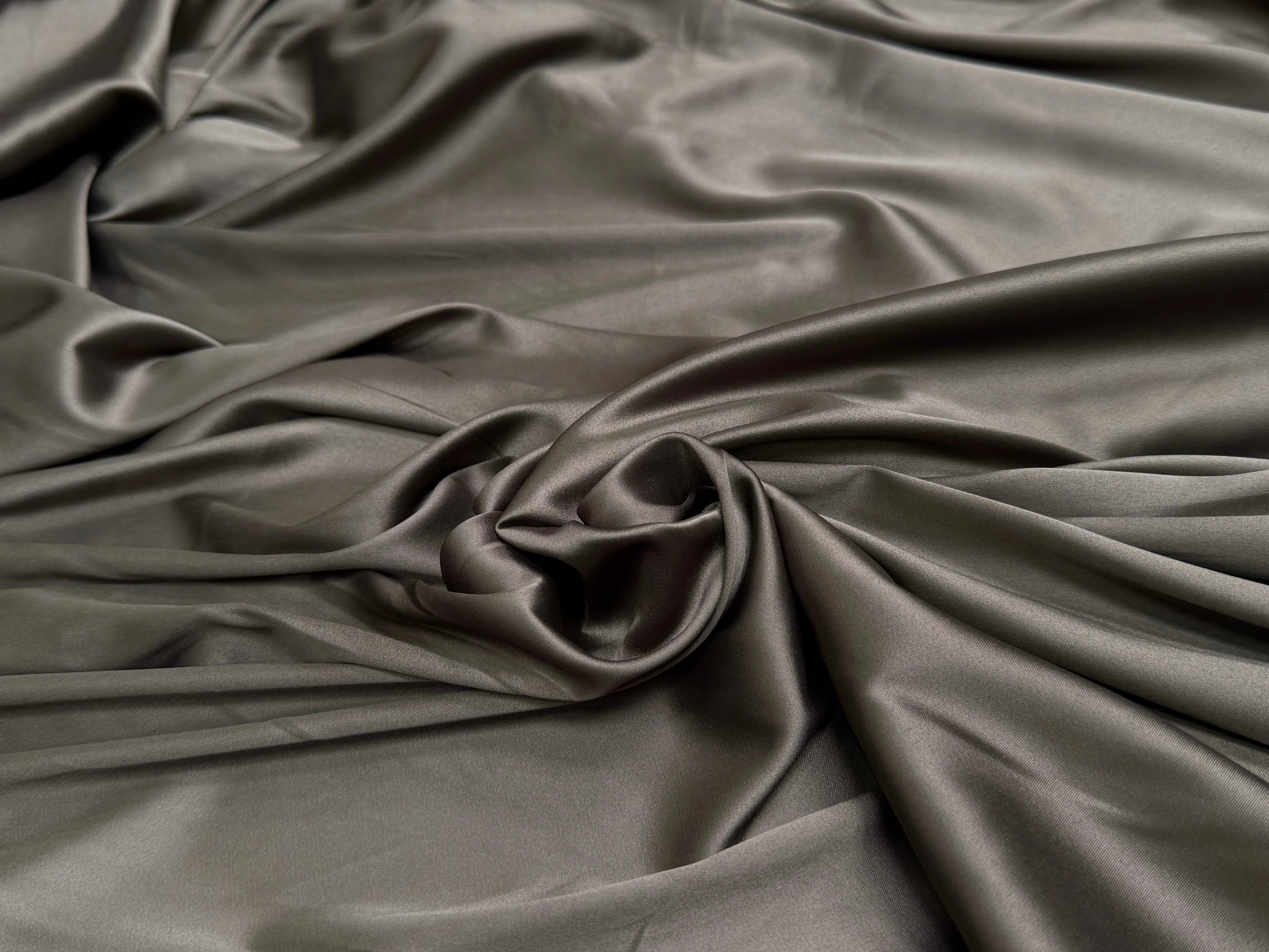SATIN STRETCH MARRON CHOCO FLUIDE - My Little Coupon