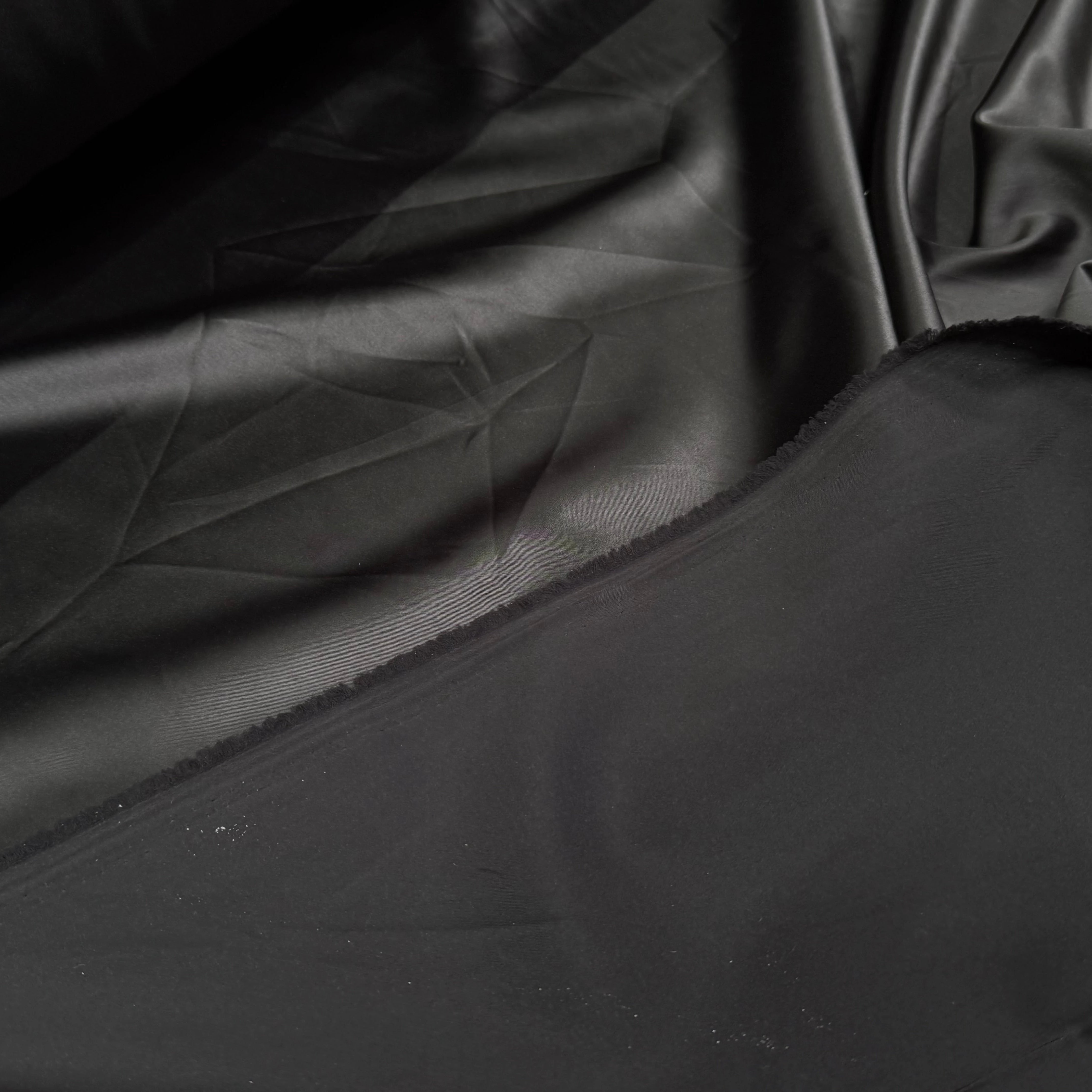 SATIN STRETCH MARRON NOISETTE FLUIDE - My Little Coupon