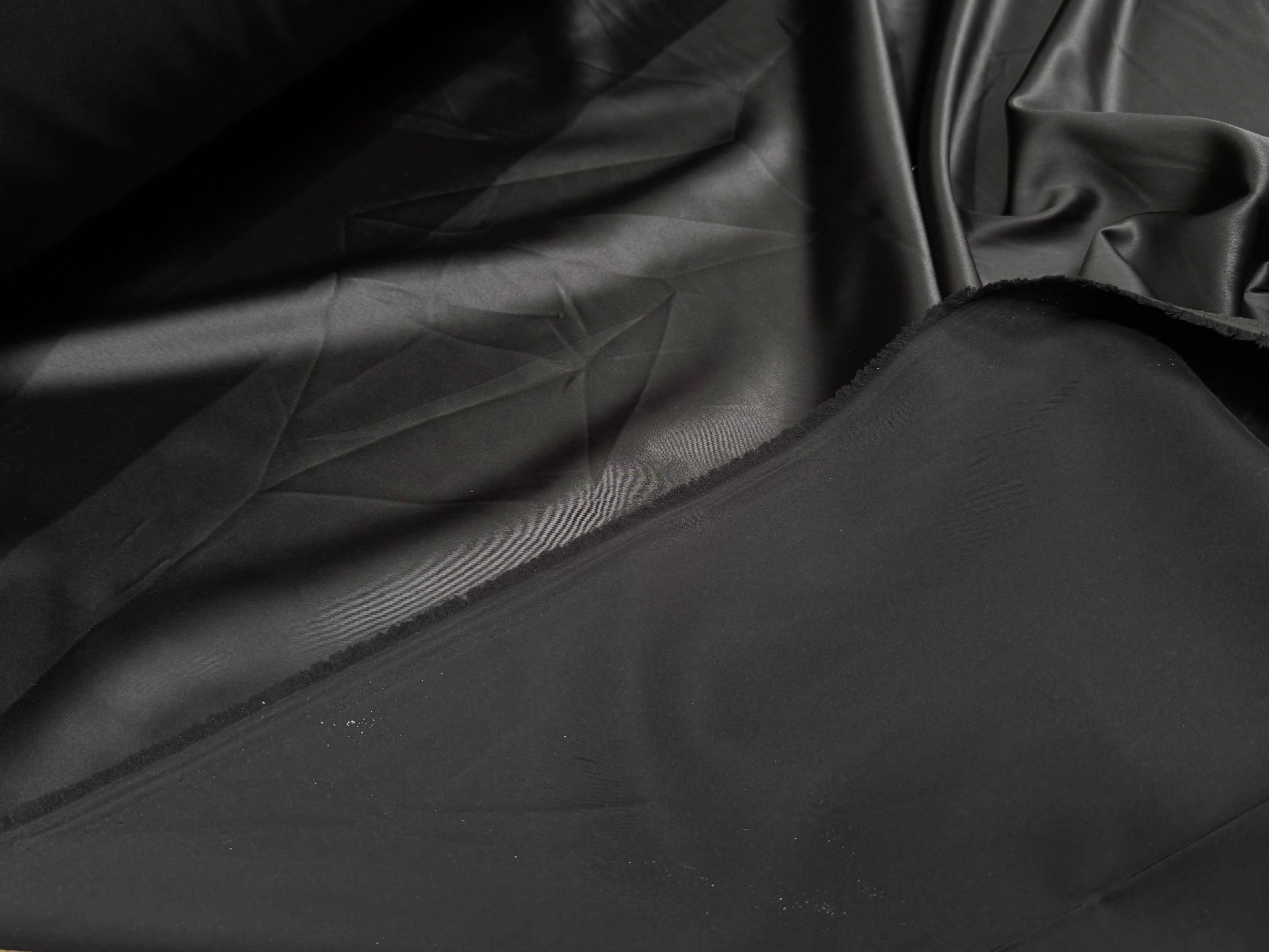SATIN STRETCH MARRON NOISETTE FLUIDE - My Little Coupon
