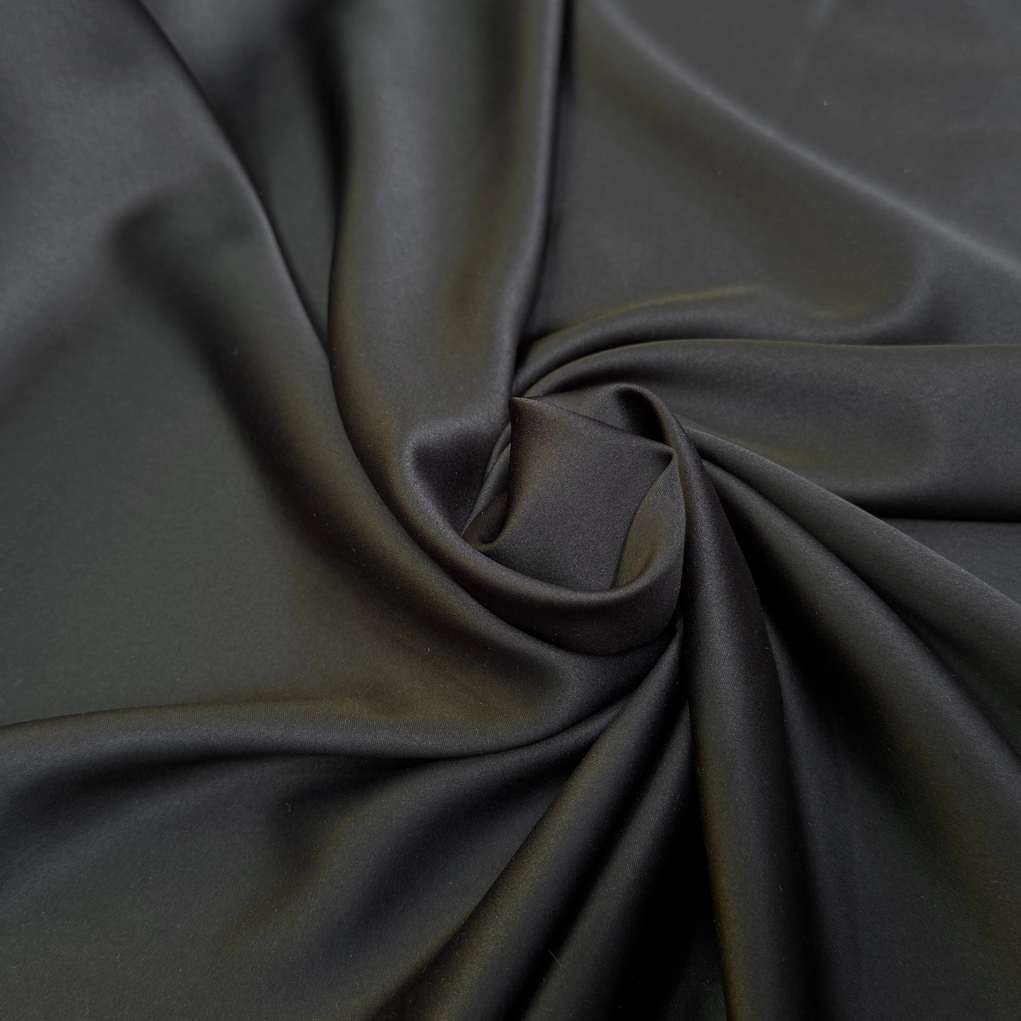 SATIN STRETCH NOIR FLUIDE - My Little Coupon