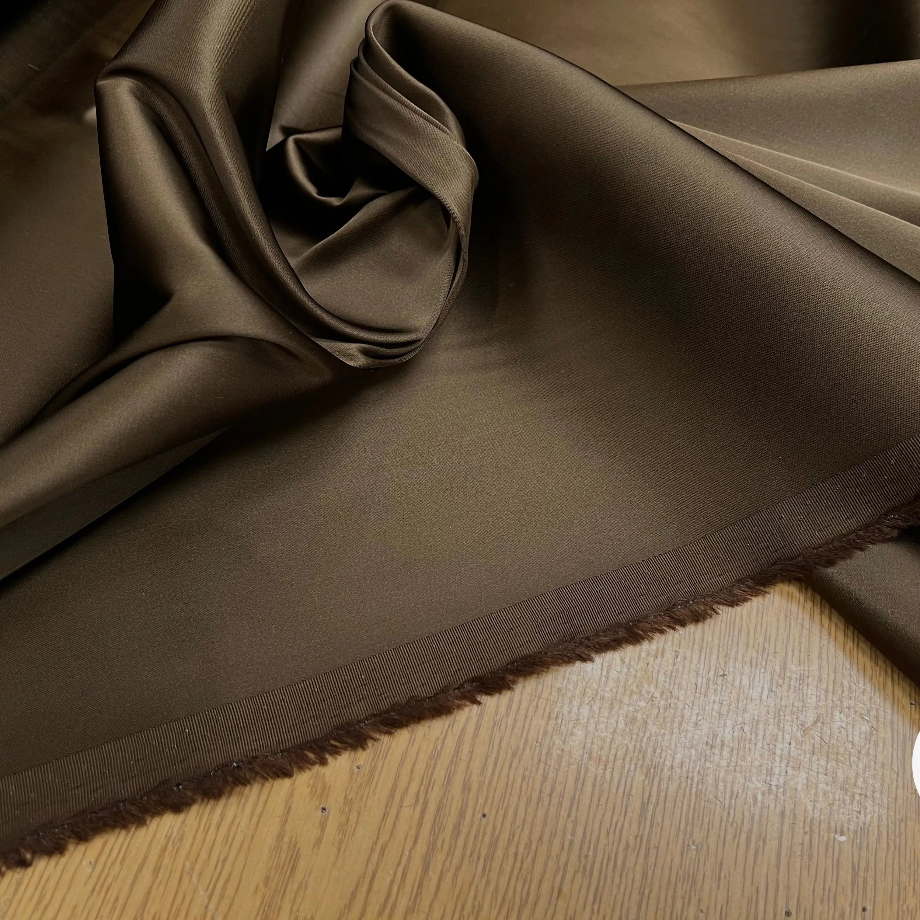 SATIN VISCOSE LOURD CAFÉ DOLCÉ STRETCH - My Little Coupon