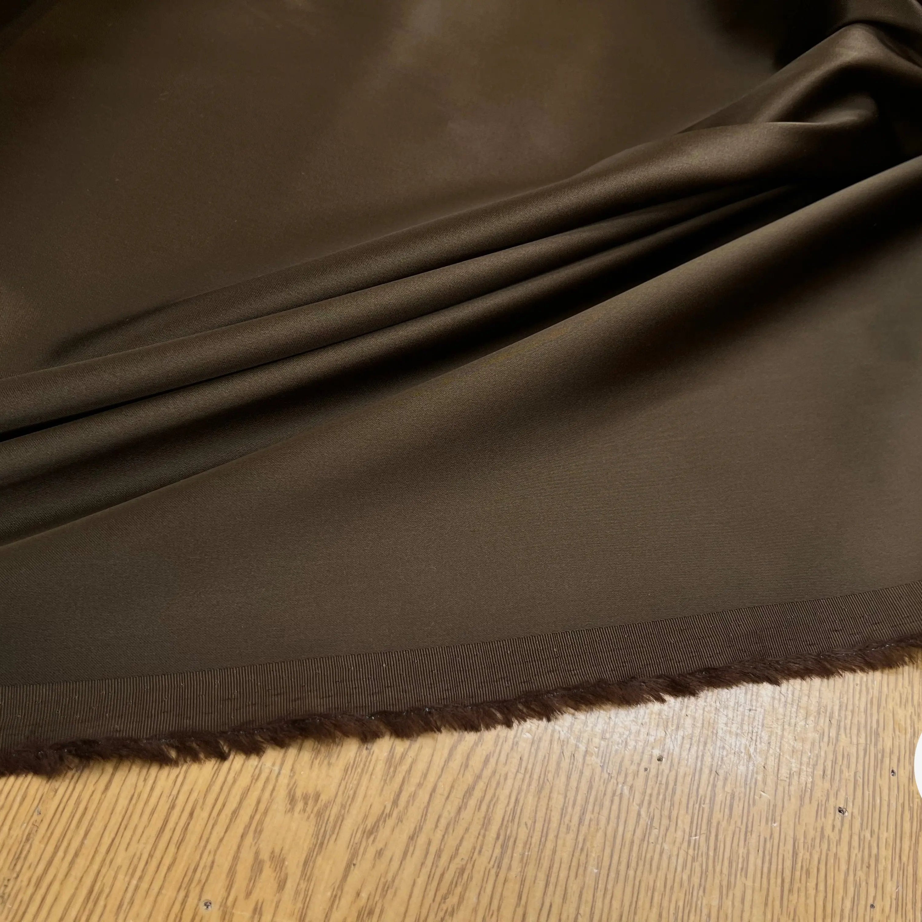 SATIN VISCOSE LOURD CAFÉ DOLCÉ STRETCH - My Little Coupon