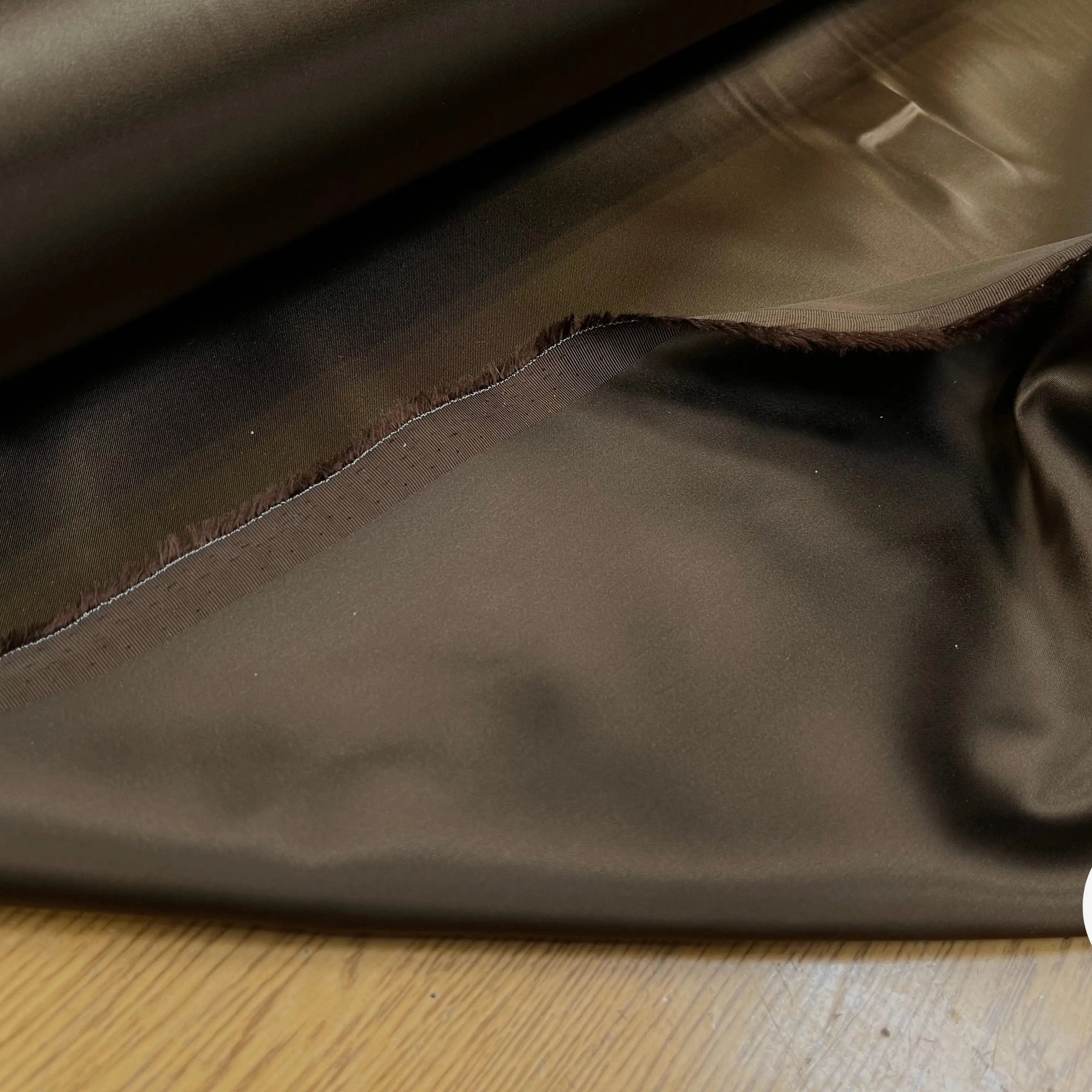 SATIN VISCOSE LOURD CAFÉ DOLCÉ STRETCH - My Little Coupon