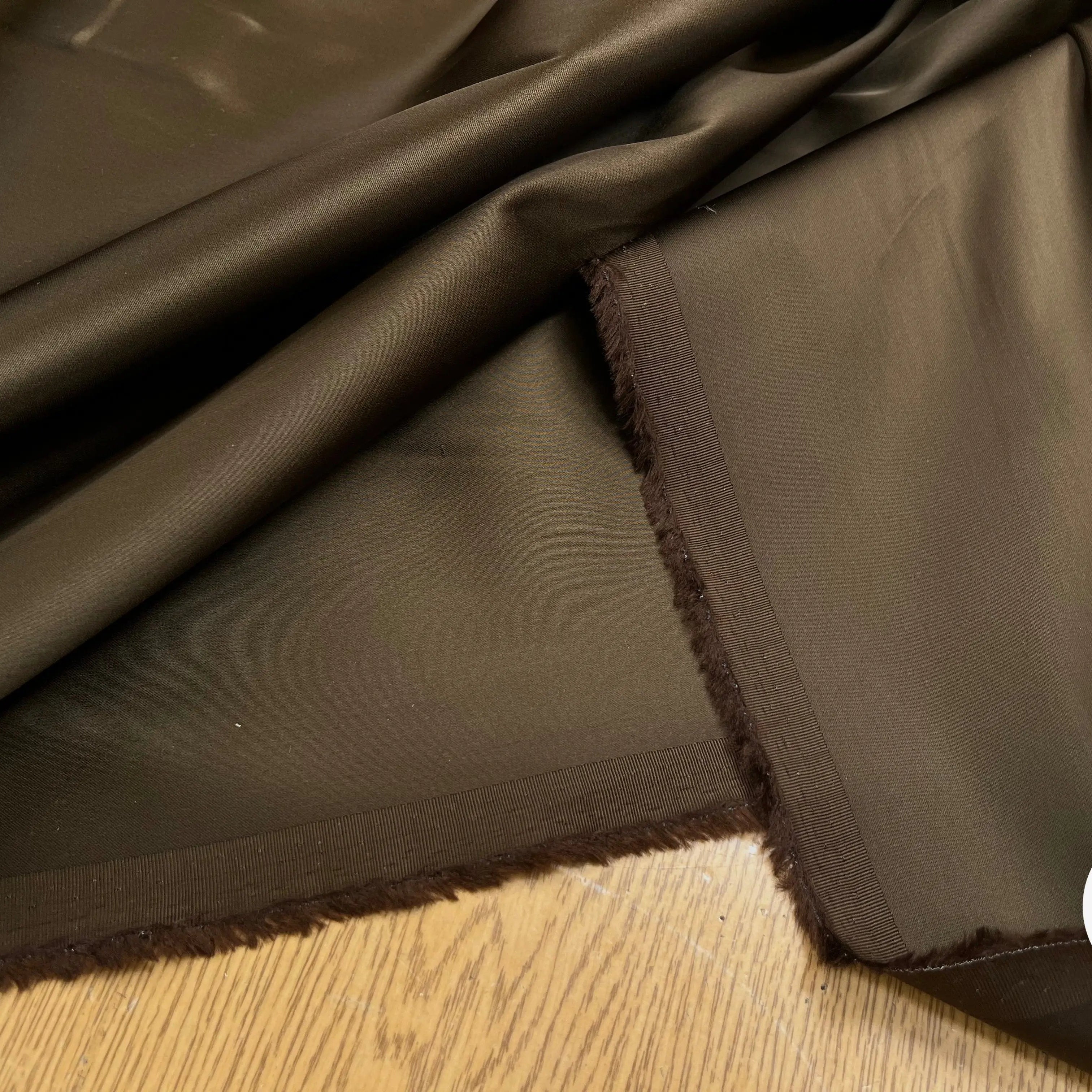 SATIN VISCOSE LOURD CAFÉ DOLCÉ STRETCH - My Little Coupon