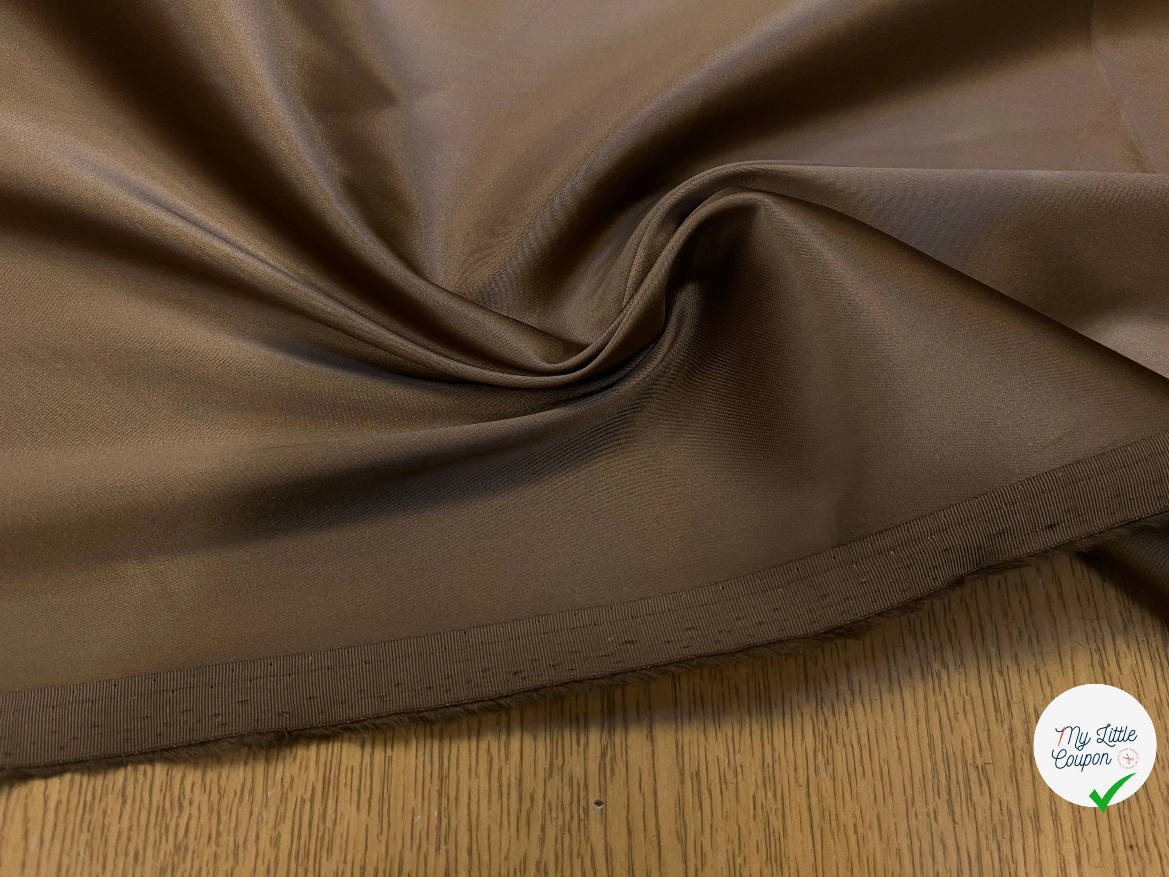 SATIN VISCOSE MARON 110CM - My Little Coupon