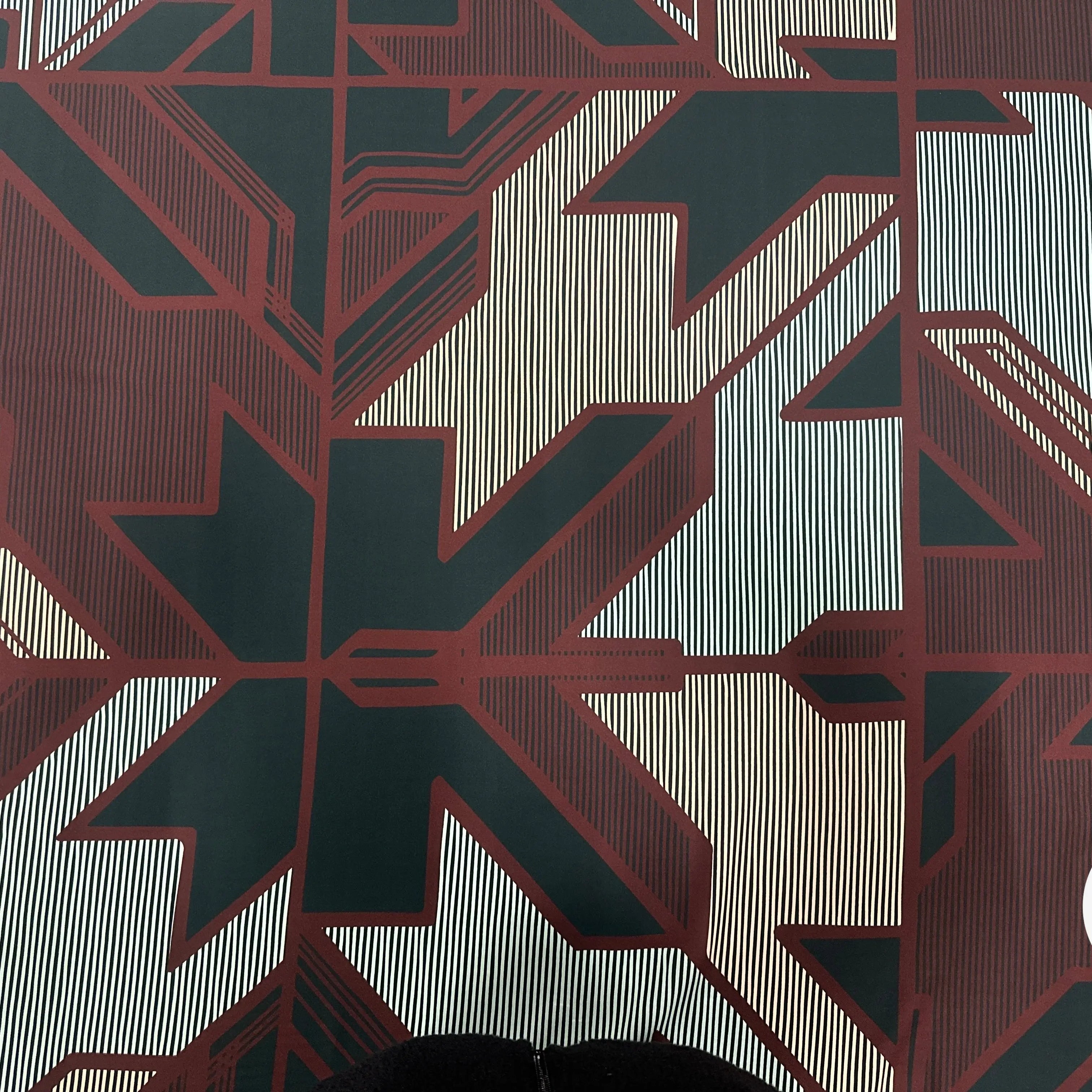 SATINETTE DE COTON FINEMENT SERGÉ CARREAUX 45CM MLC INTERN