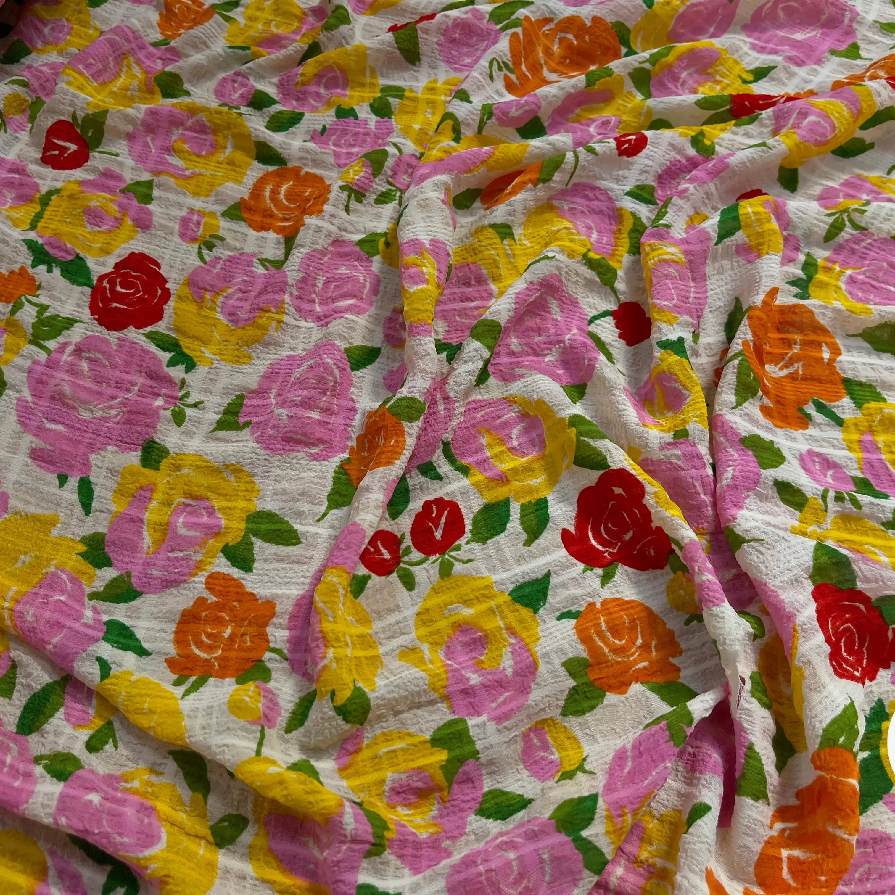 SEERSUCKER FLEURS MULTICOLOR - My Little Coupon