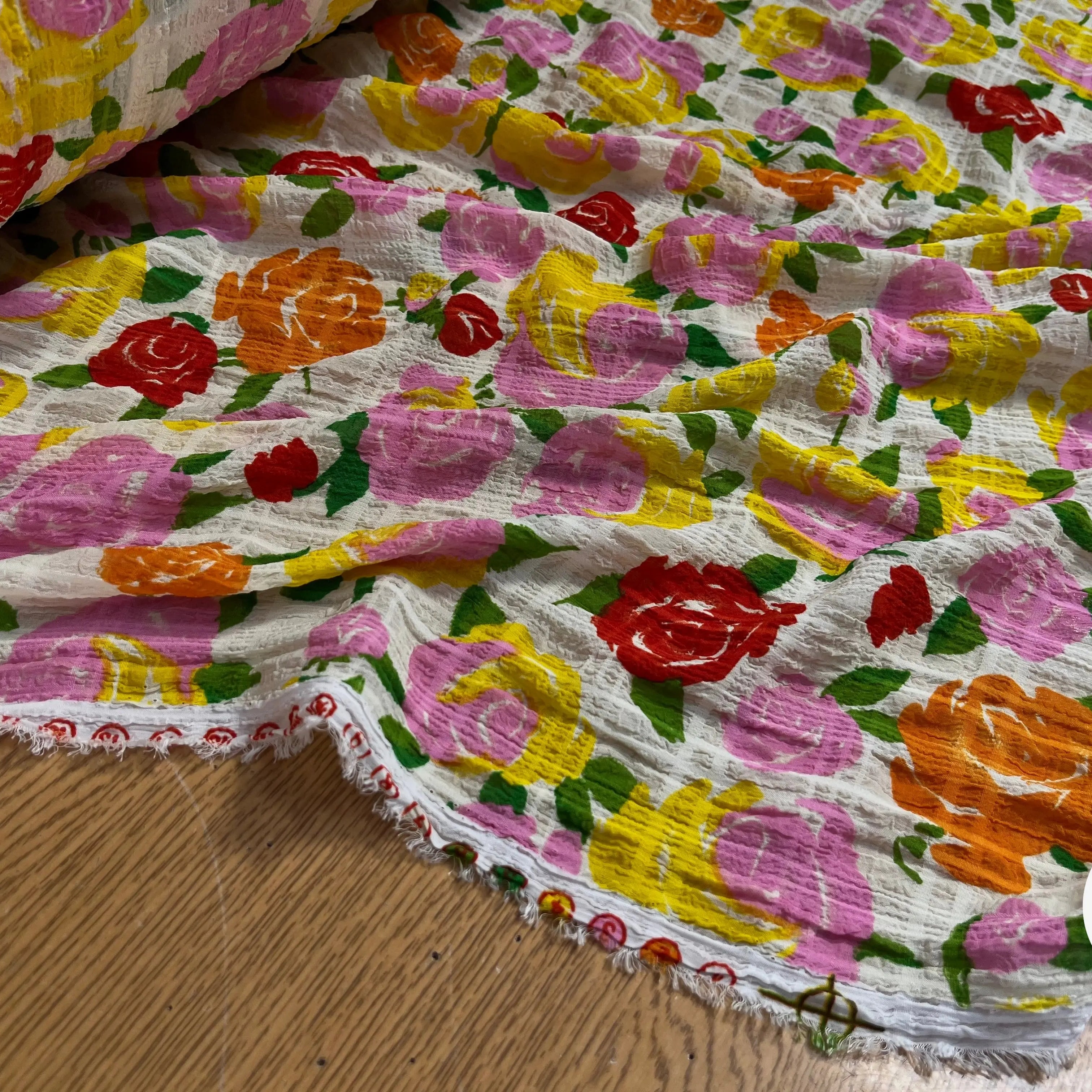 SEERSUCKER FLEURS MULTICOLOR - My Little Coupon