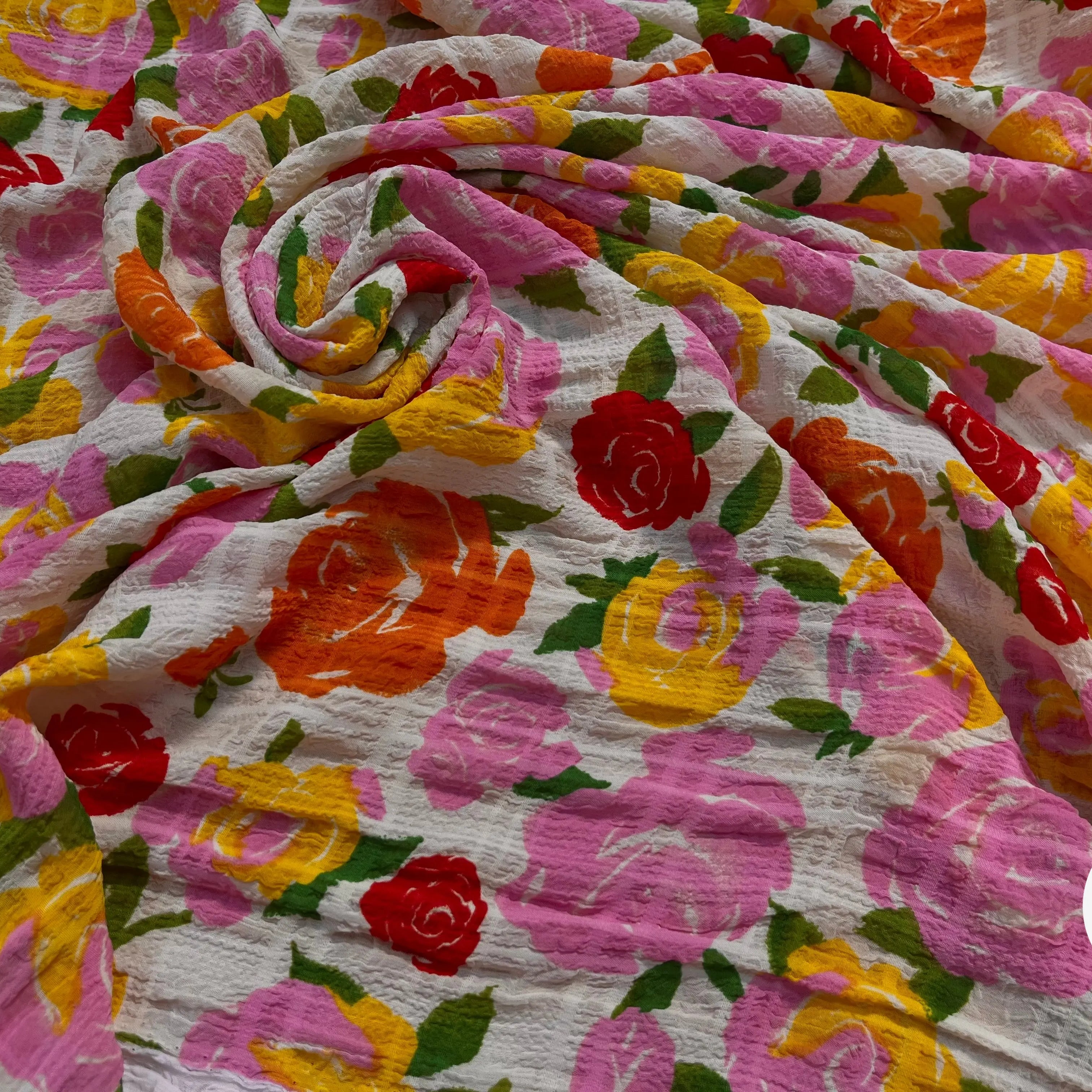 SEERSUCKER FLEURS MULTICOLOR - My Little Coupon