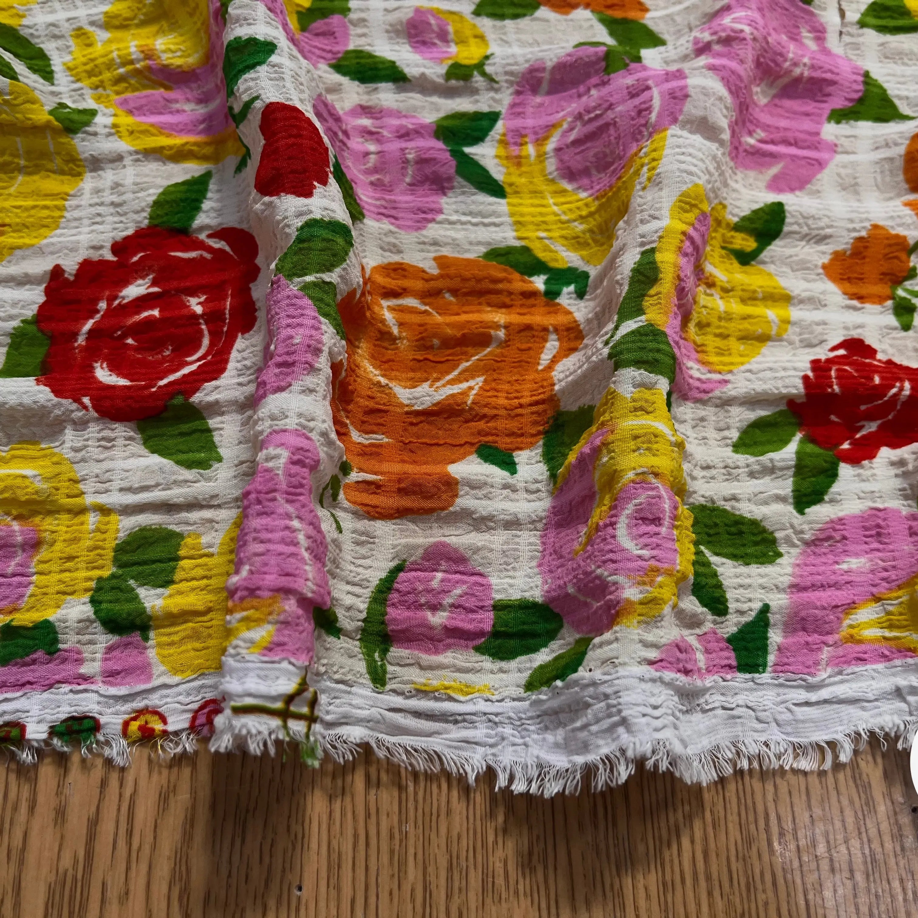 SEERSUCKER FLEURS MULTICOLOR - My Little Coupon