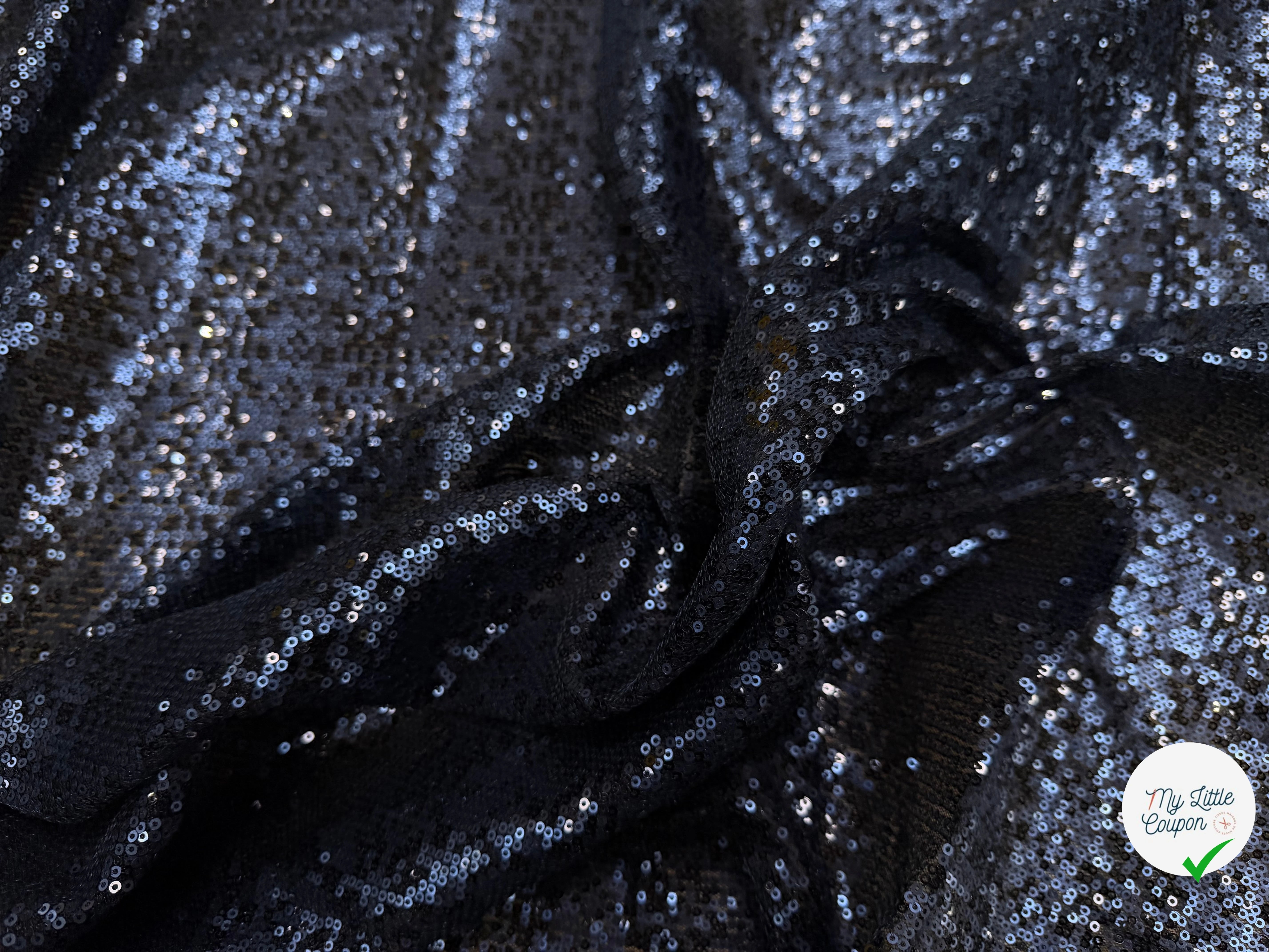 SEQUIN CHIC BLEU PROFOND PAS CARNAVAL - My Little Coupon