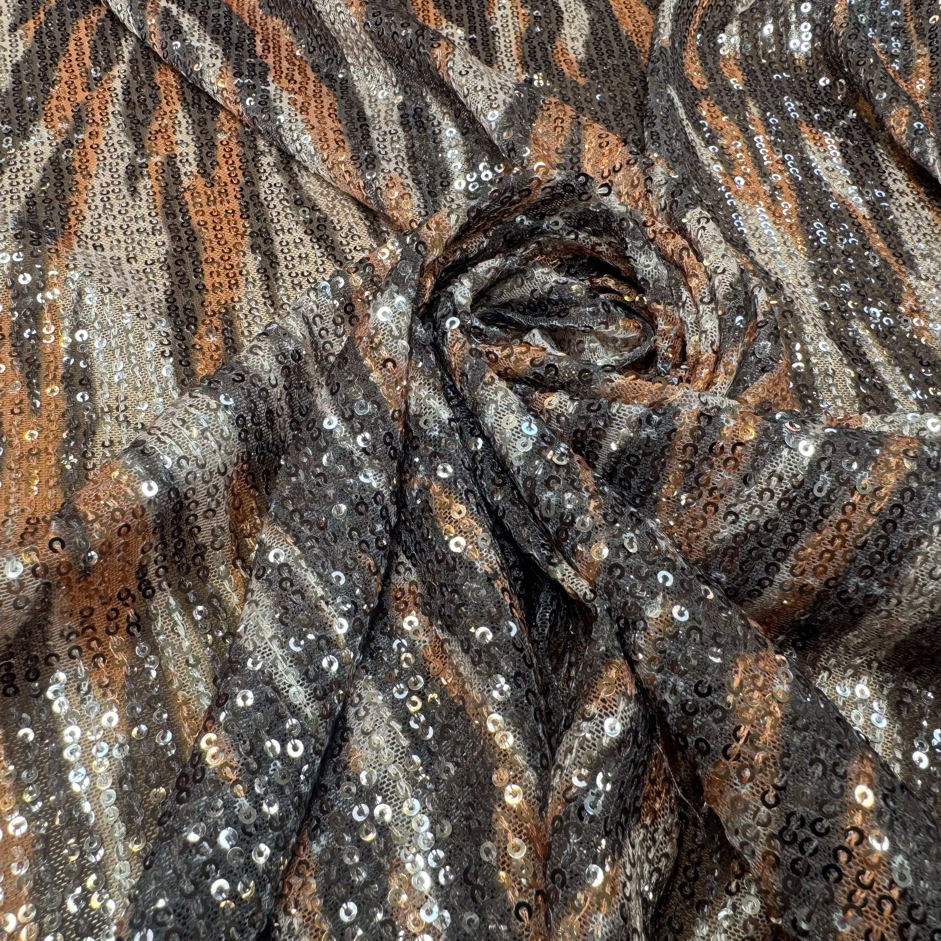 SEQUIN MOTIFS TIGRE - My Little Coupon